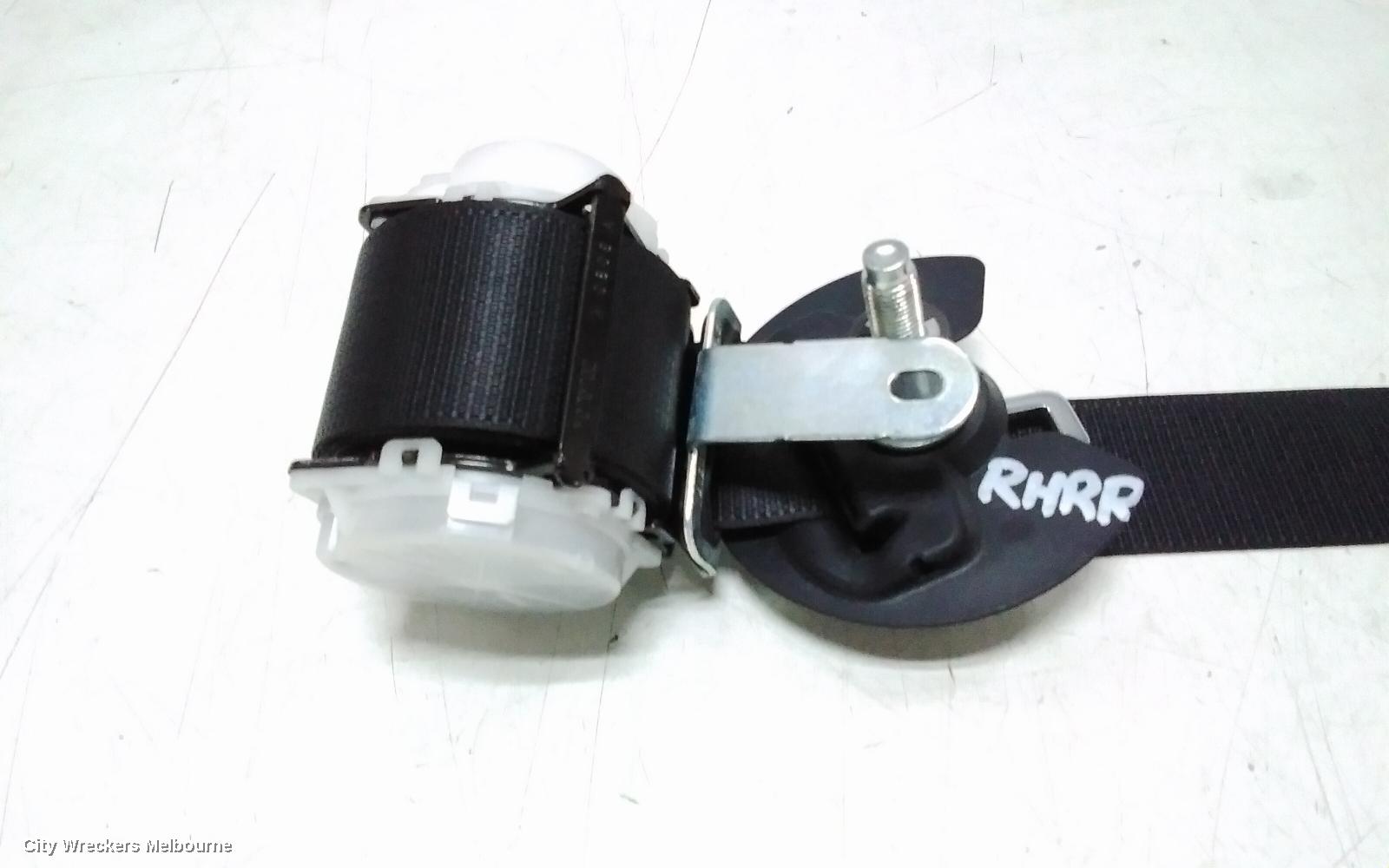 TOYOTA KLUGER SEATBELT/STALK, RH REAR 3RD ROW, SEAT BELT ONLY, BLACK, XU70 SERIES, 03/2021 ONWARDS