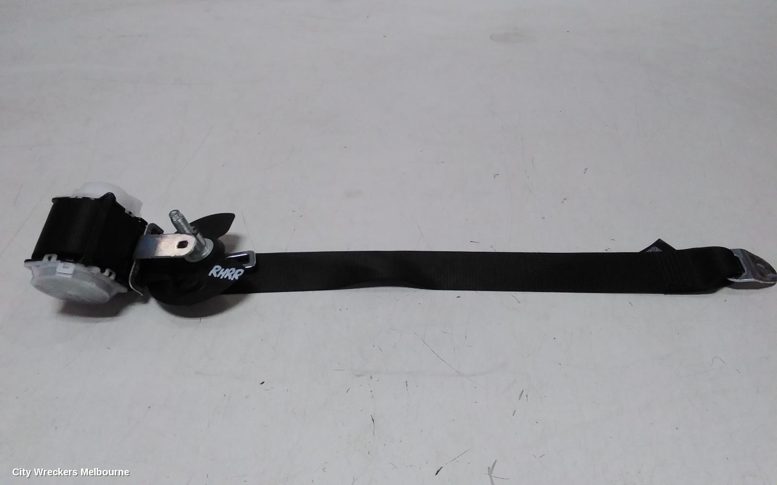 TOYOTA KLUGER SEATBELT/STALK, RH REAR 3RD ROW, SEAT BELT ONLY, BLACK, XU70 SERIES, 03/2021 ONWARDS