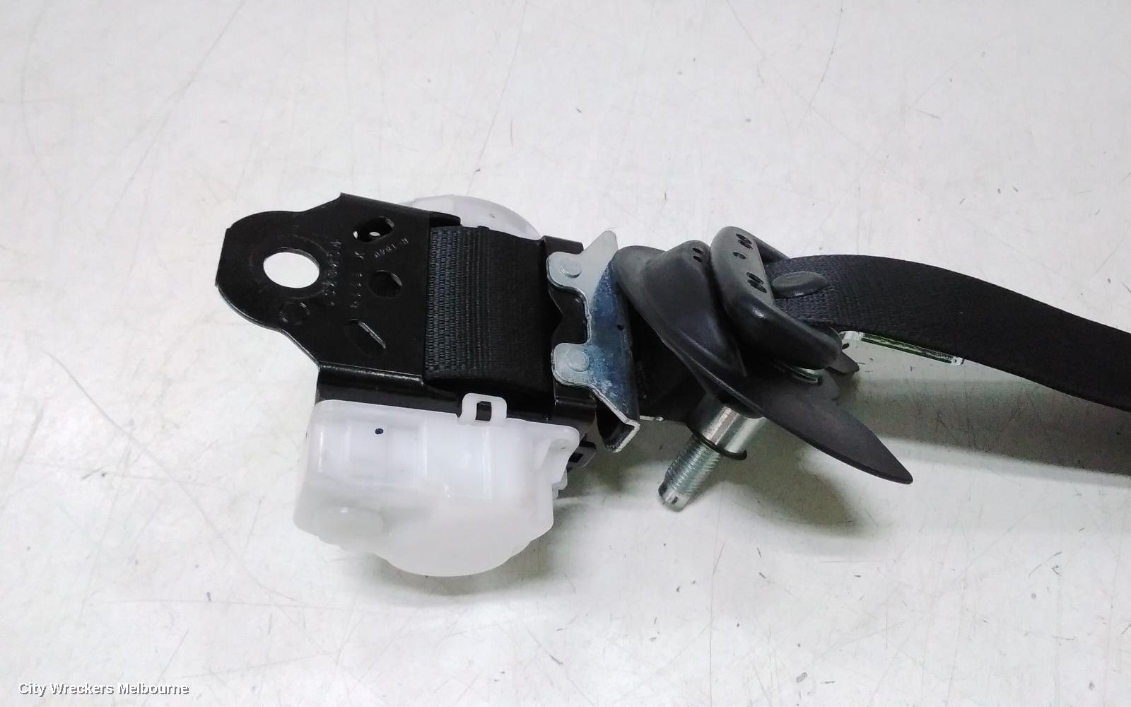 TOYOTA KLUGER SEATBELT/STALK, RH REAR 3RD ROW, SEAT BELT ONLY, BLACK, XU70 SERIES, 03/2021 ONWARDS