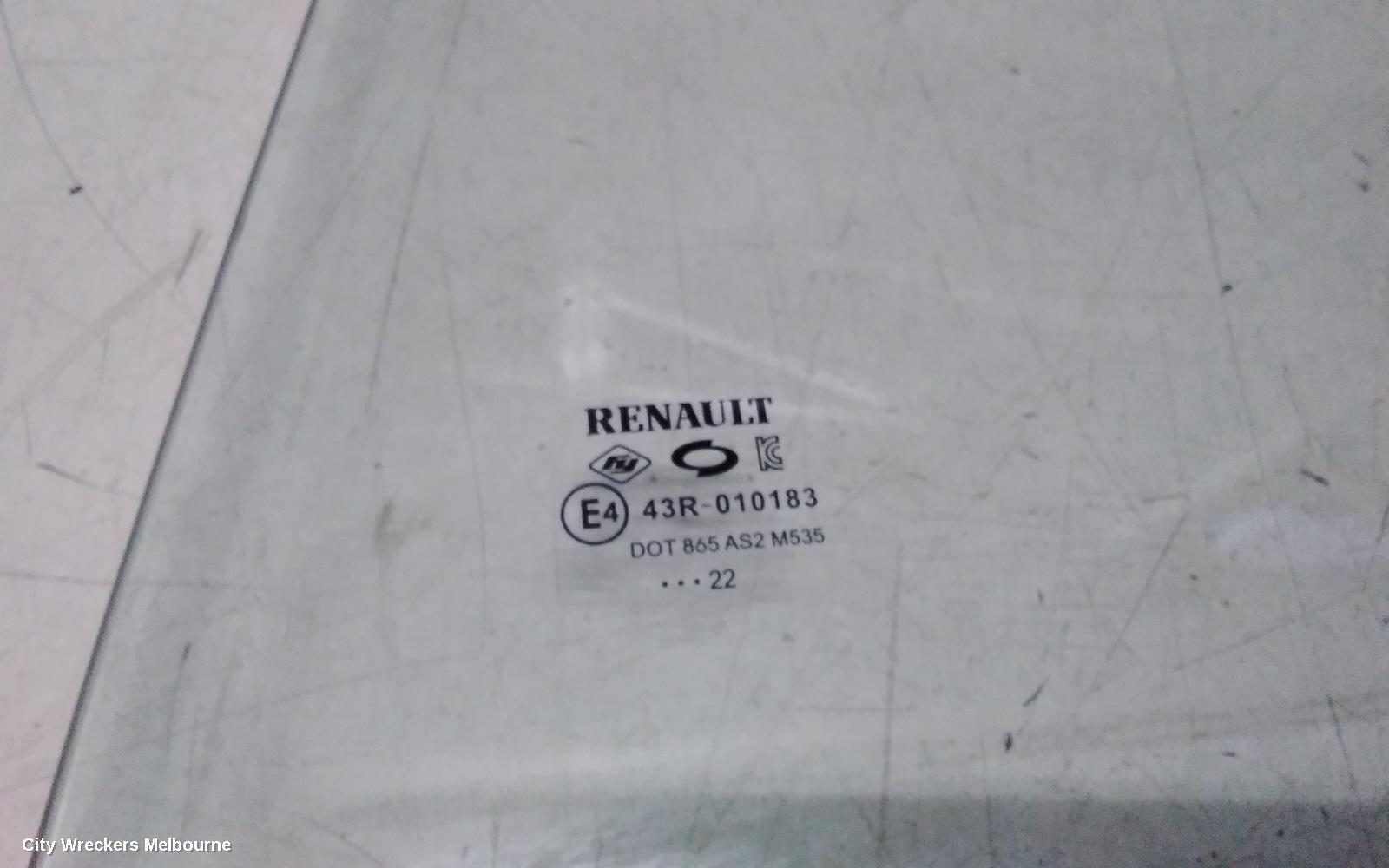 RENAULT ARKANA LEFT REAR DOOR WINDOW, JL1, 05/2021 ONWARDS