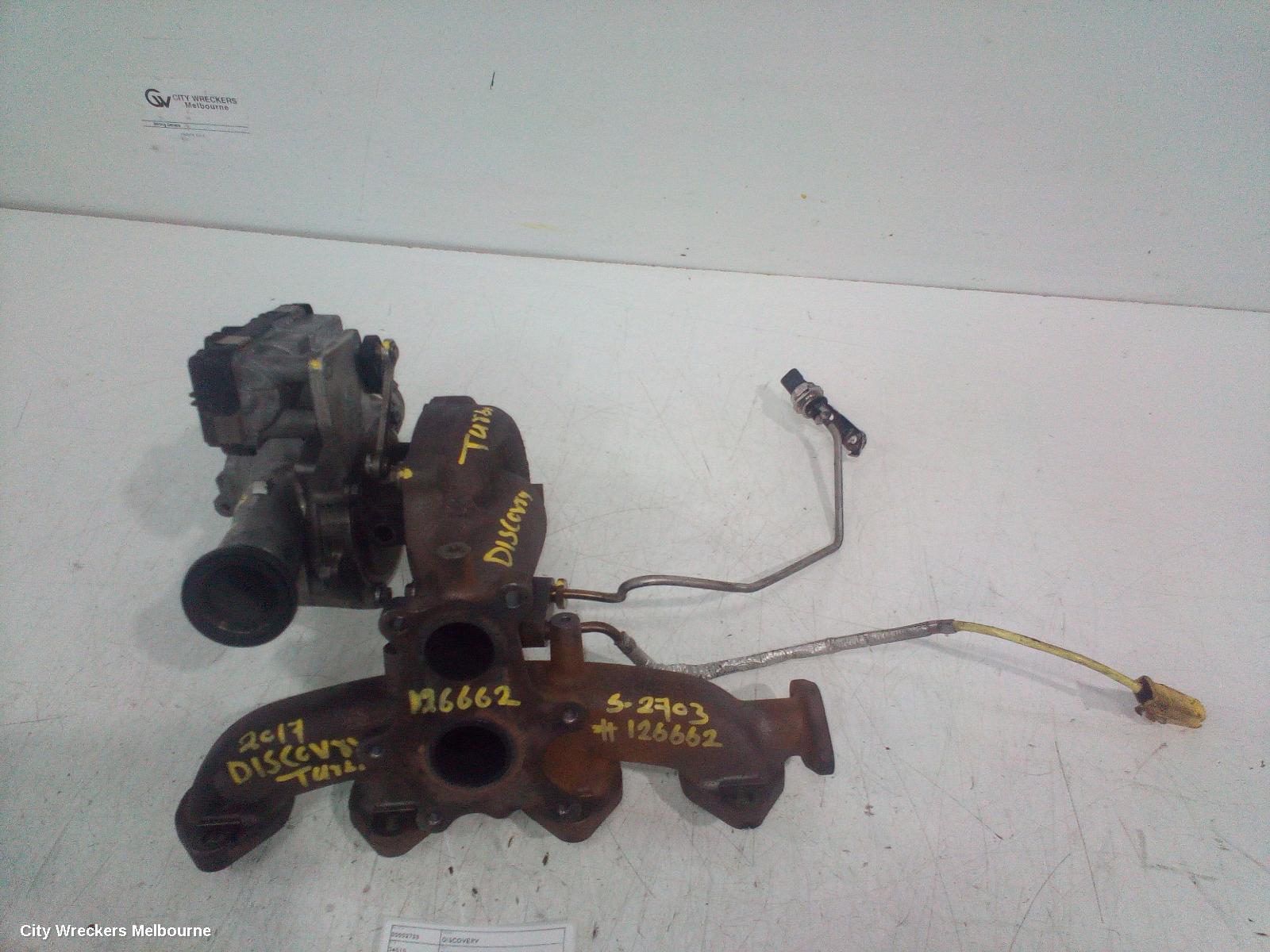LAND ROVER DISCOVERY TURBO SUPERCHARGER, DIESEL, 2.0, TURBO, L462, 12/2016 - 12/2020