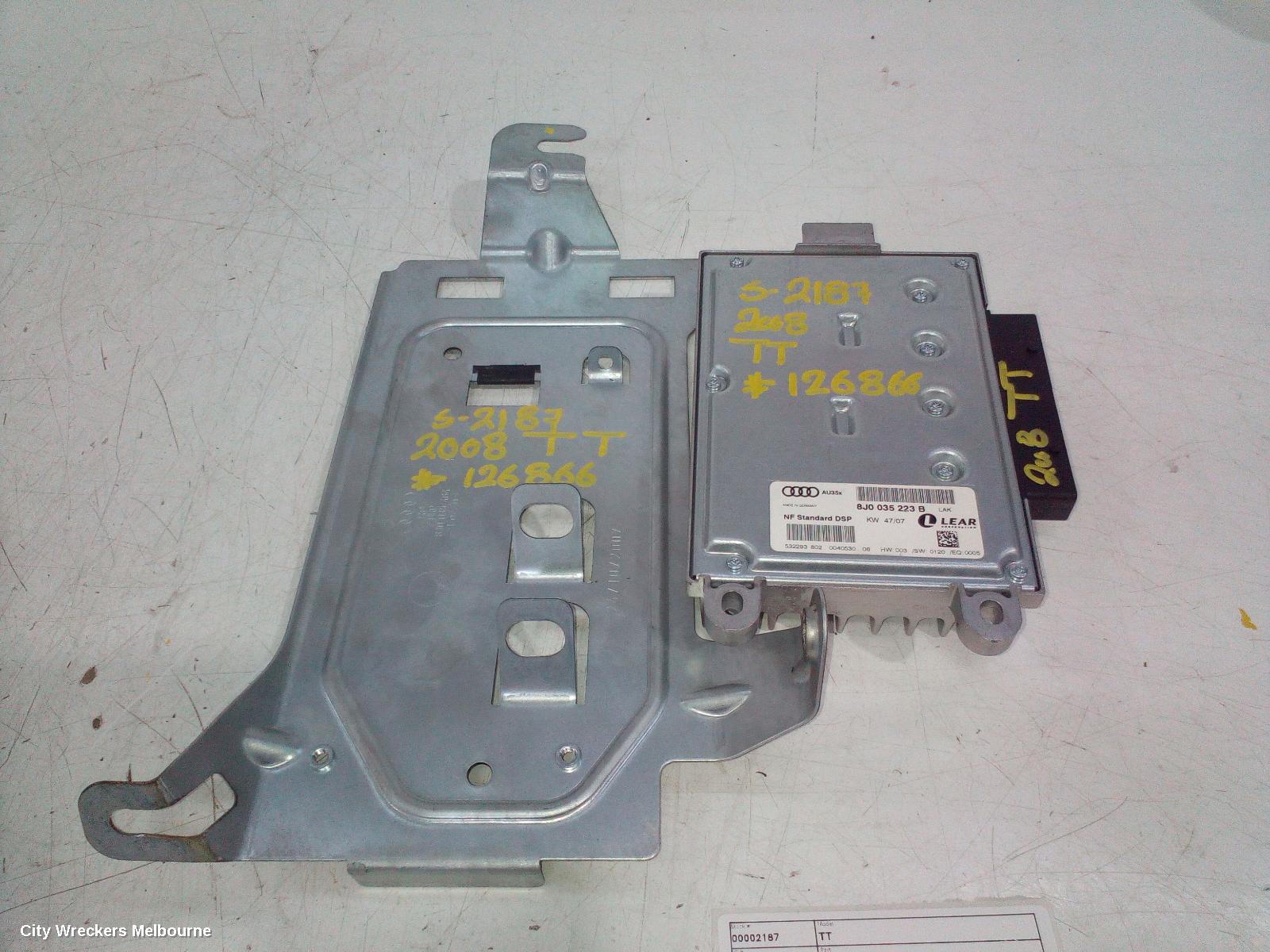 AUDI TT RADIO/CD/DVD/SAT/TV, AMPLIFIER, 8J, 09/2006 - 12/2014