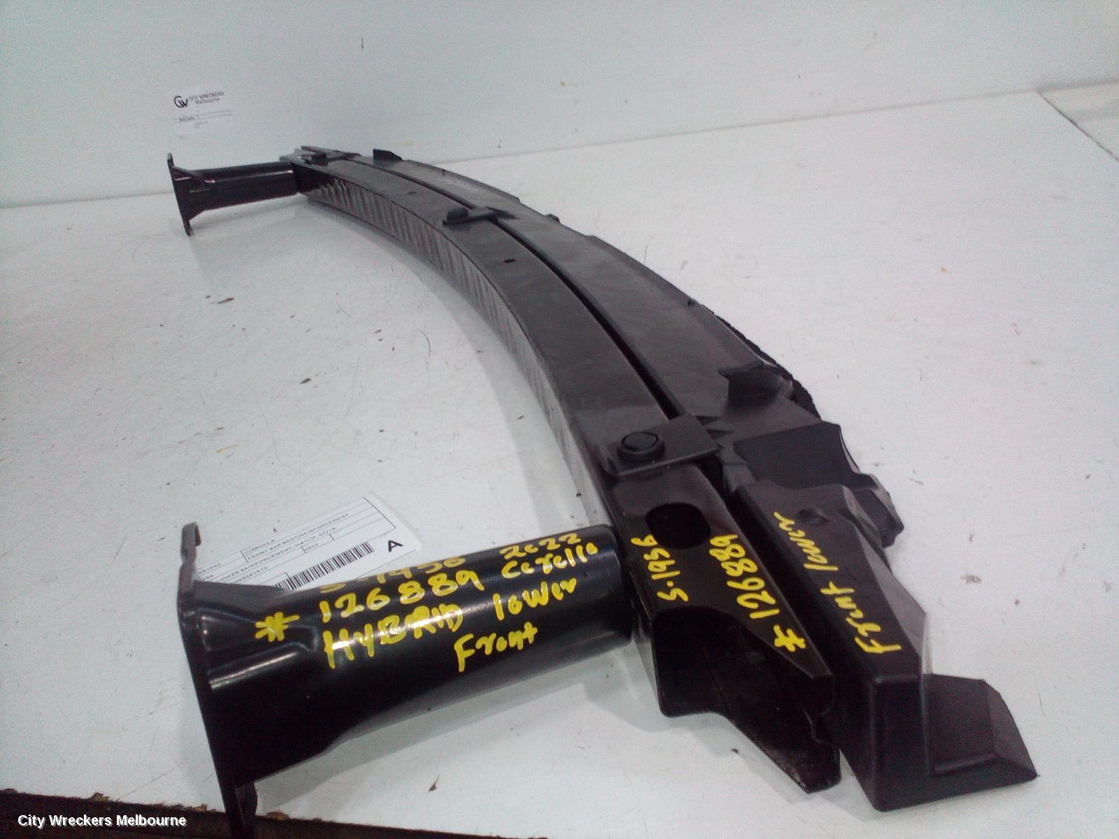 TOYOTA COROLLA F/BAR REINFORC/BRACK, E210, LOWER REINFORCEMENT, HATCH, 07/2018 ONWARDS