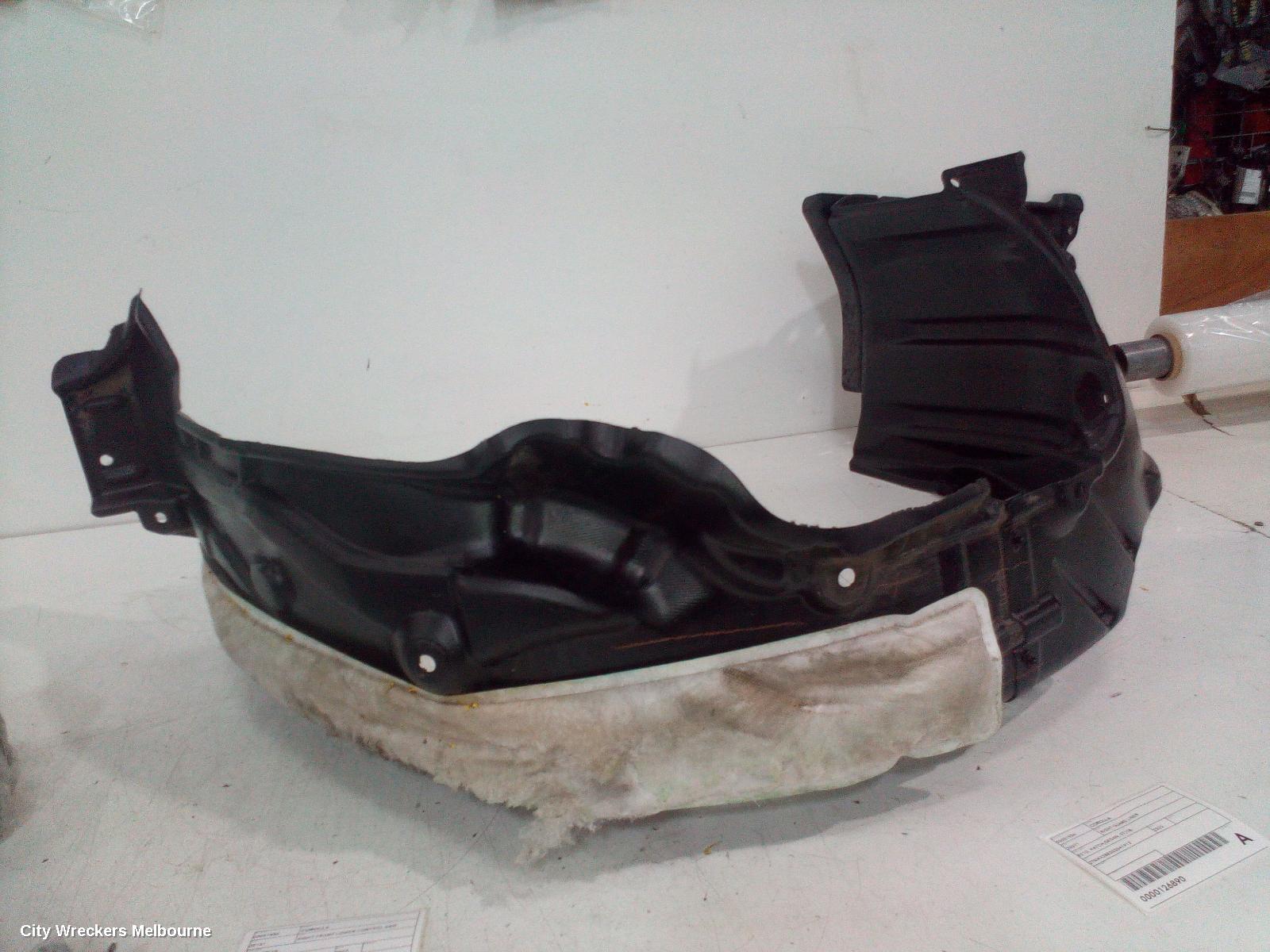 TOYOTA COROLLA RIGHT GUARD LINER, E210, HATCH/SEDAN, 07/2018 ONWARDS