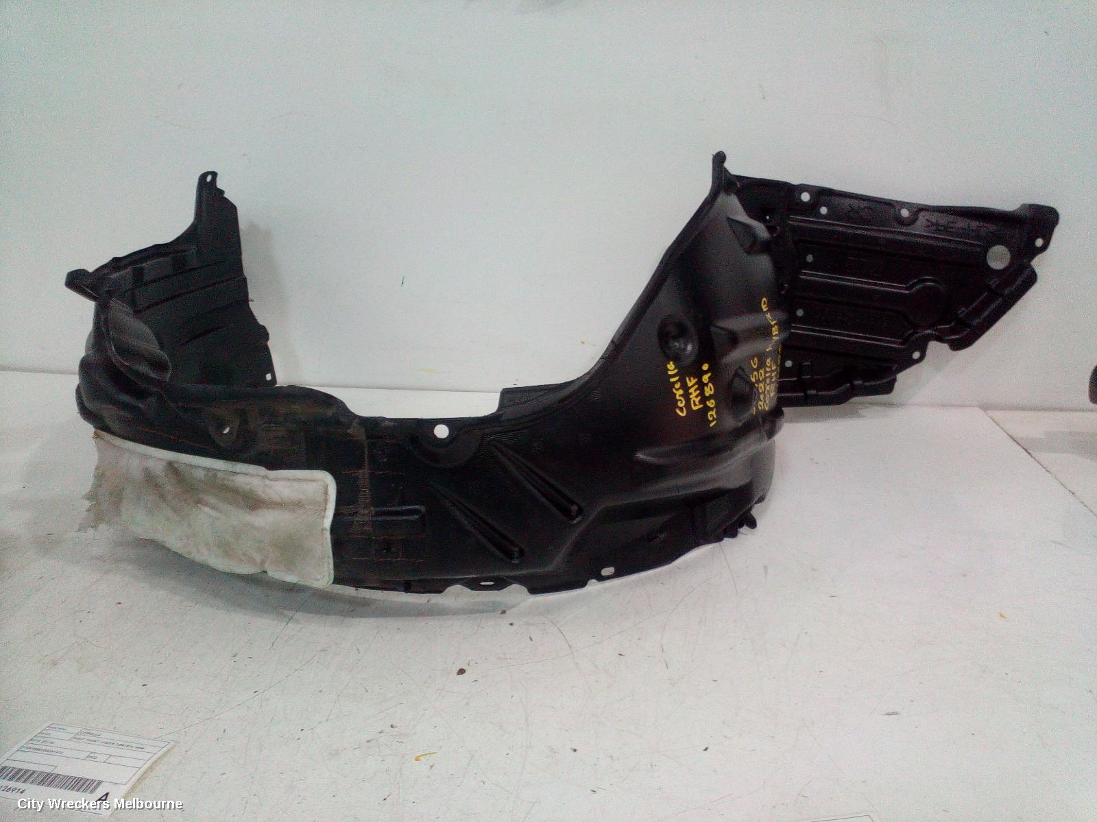 TOYOTA COROLLA RIGHT GUARD LINER, E210, HATCH/SEDAN, 07/2018 ONWARDS