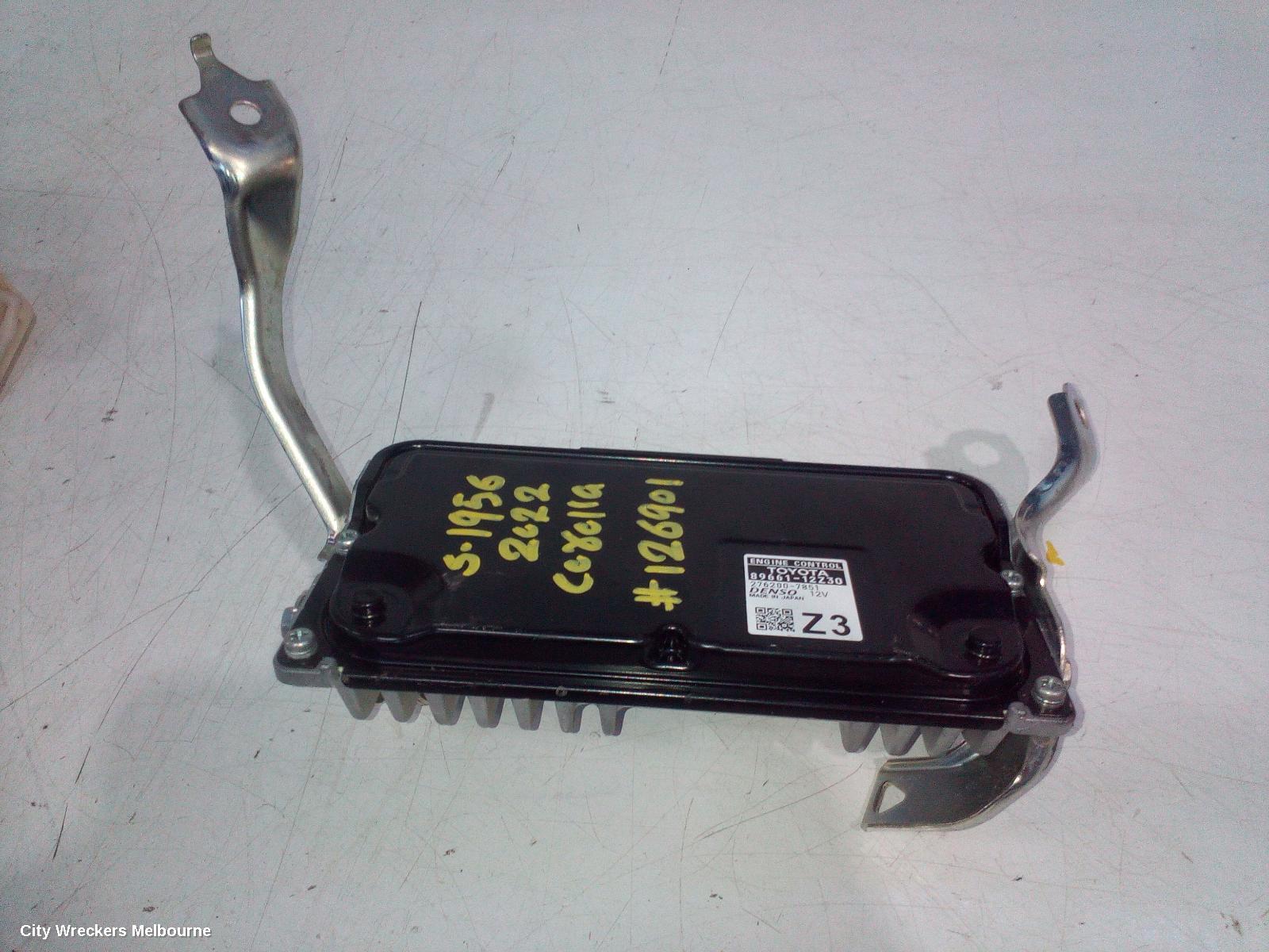TOYOTA COROLLA ECU, ENGINE ECU, 1.8, PETROL, 2ZR-FXE, HYBRID, ECU ONLY, ZWE211R, 07/2018 ONWARDS