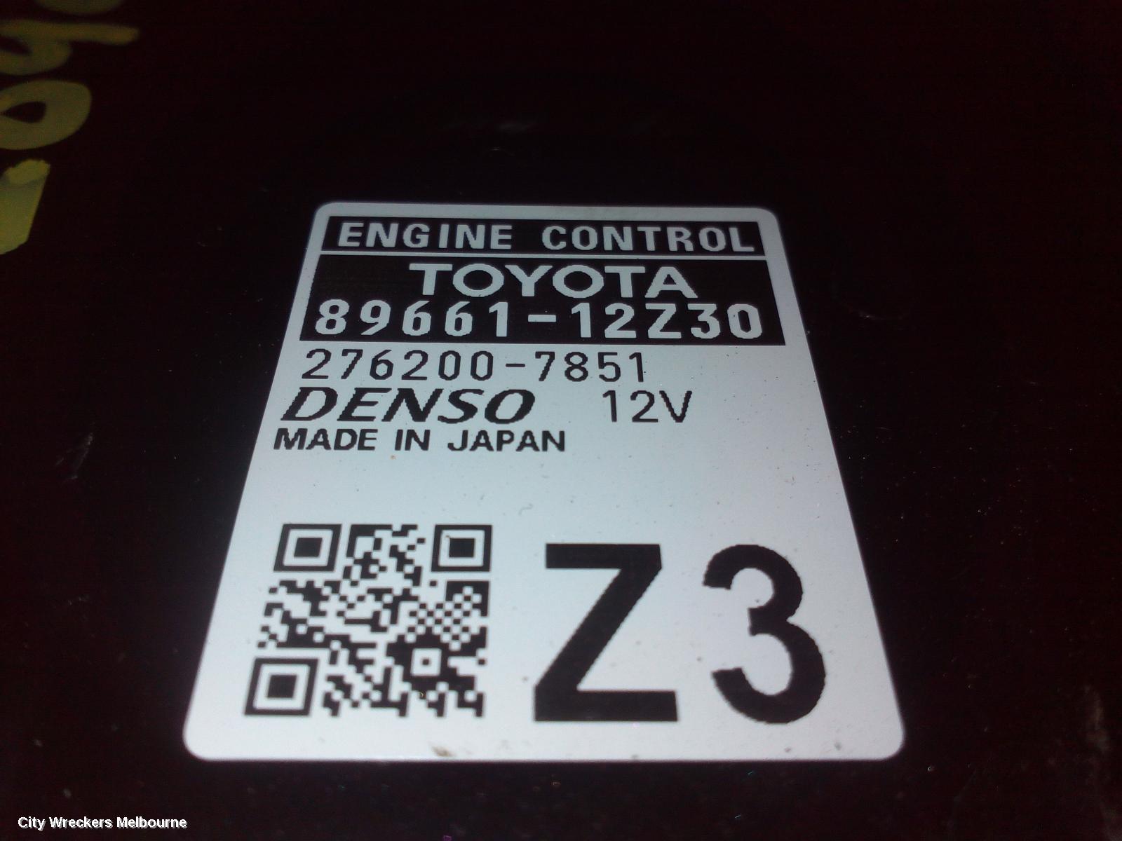TOYOTA COROLLA ECU, ENGINE ECU, 1.8, PETROL, 2ZR-FXE, HYBRID, ECU ONLY, ZWE211R, 07/2018 ONWARDS