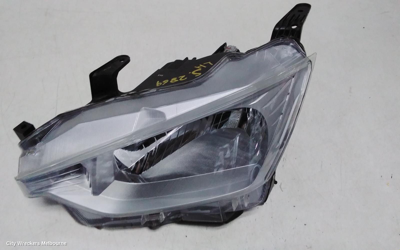 ISUZU DMAX LEFT HEADLAMP, RG, W/ HALOGEN TYPE, 11/2023 ONWARDS