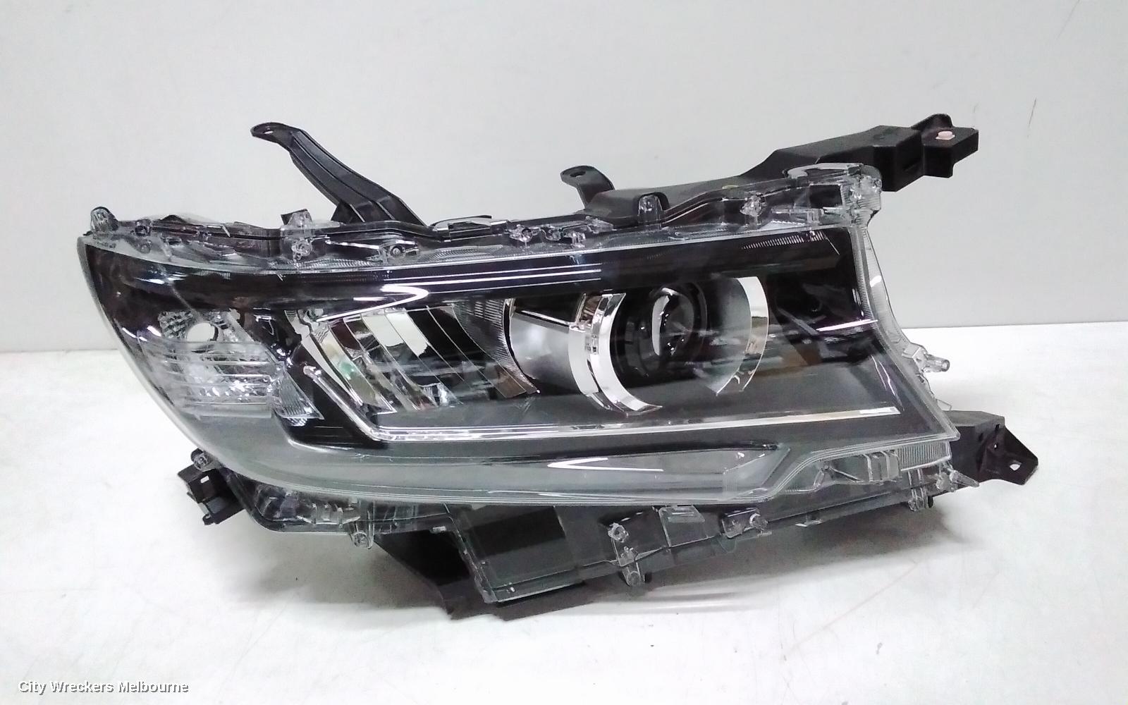 TOYOTA PRADO RIGHT HEADLAMP, 150 SERIES, GXL/VX/VX LIMITED/KAKADU, BI-LED TYPE, 08/2017 - 11/2023