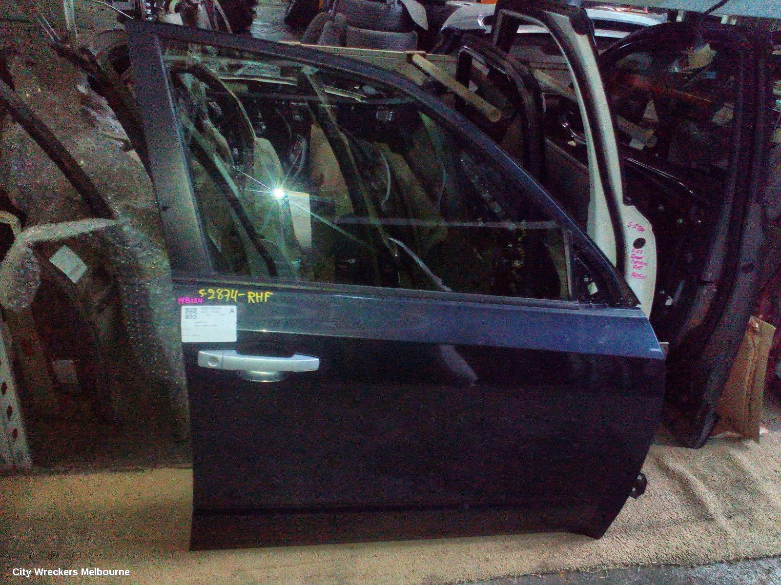 SUBARU FORESTER RIGHT FRONT DOOR, 02/2008 - 12/2012