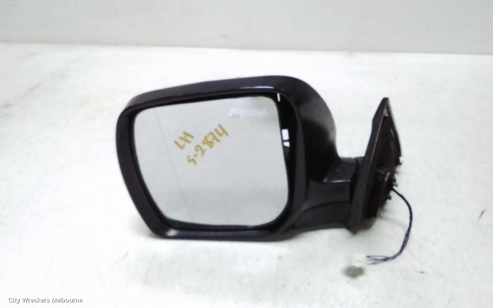 SUBARU FORESTER LEFT DOOR MIRROR, SH, COLOUR CODED, NON FLASHER, NON HEATED, (3 WIRE), 02/2008 - 11/2010