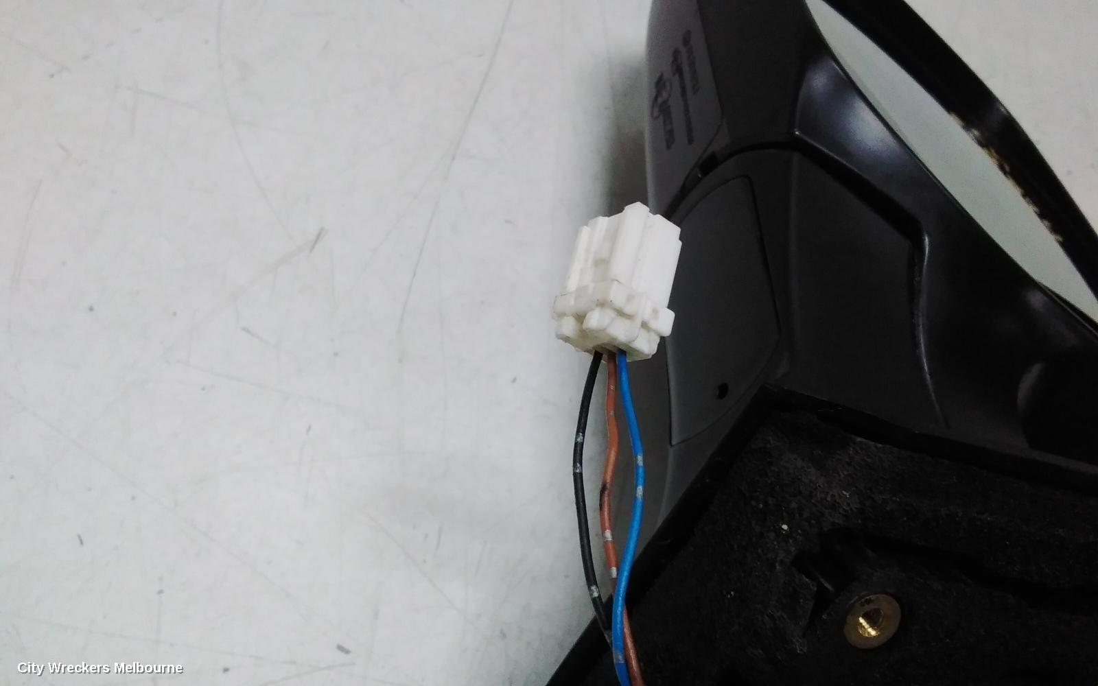 SUBARU FORESTER LEFT DOOR MIRROR, SH, COLOUR CODED, NON FLASHER, NON HEATED, (3 WIRE), 02/2008 - 11/2010