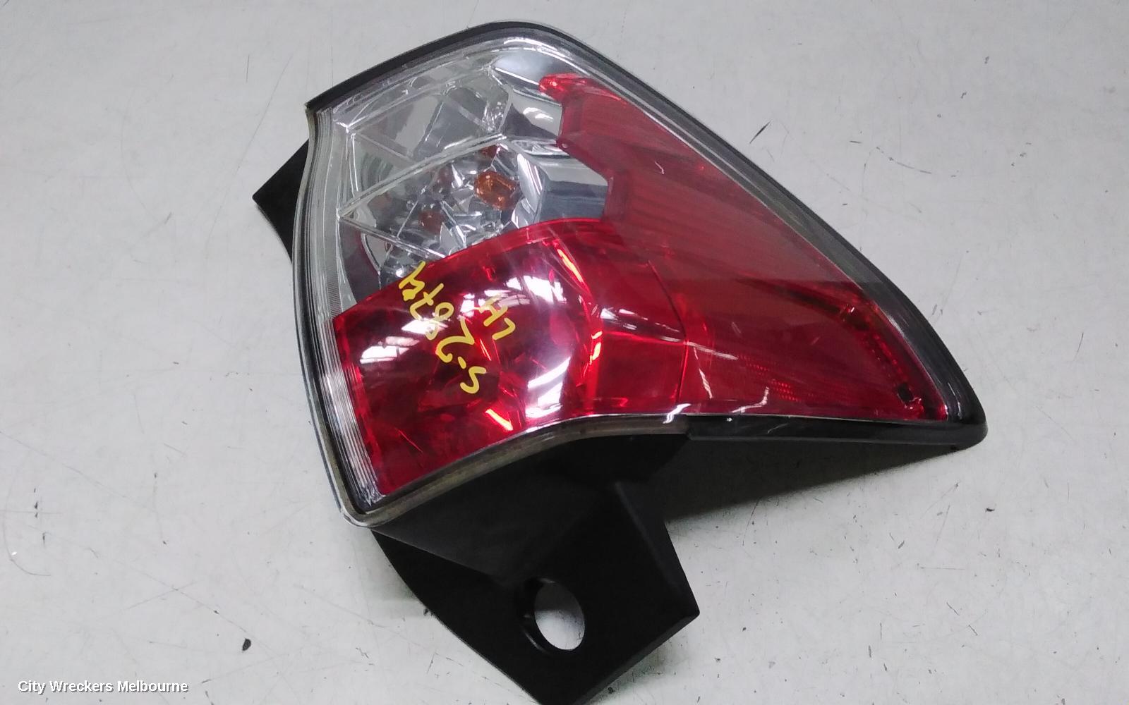 SUBARU FORESTER LEFT TAILLIGHT, IN BODY, 02/2008 - 12/2012