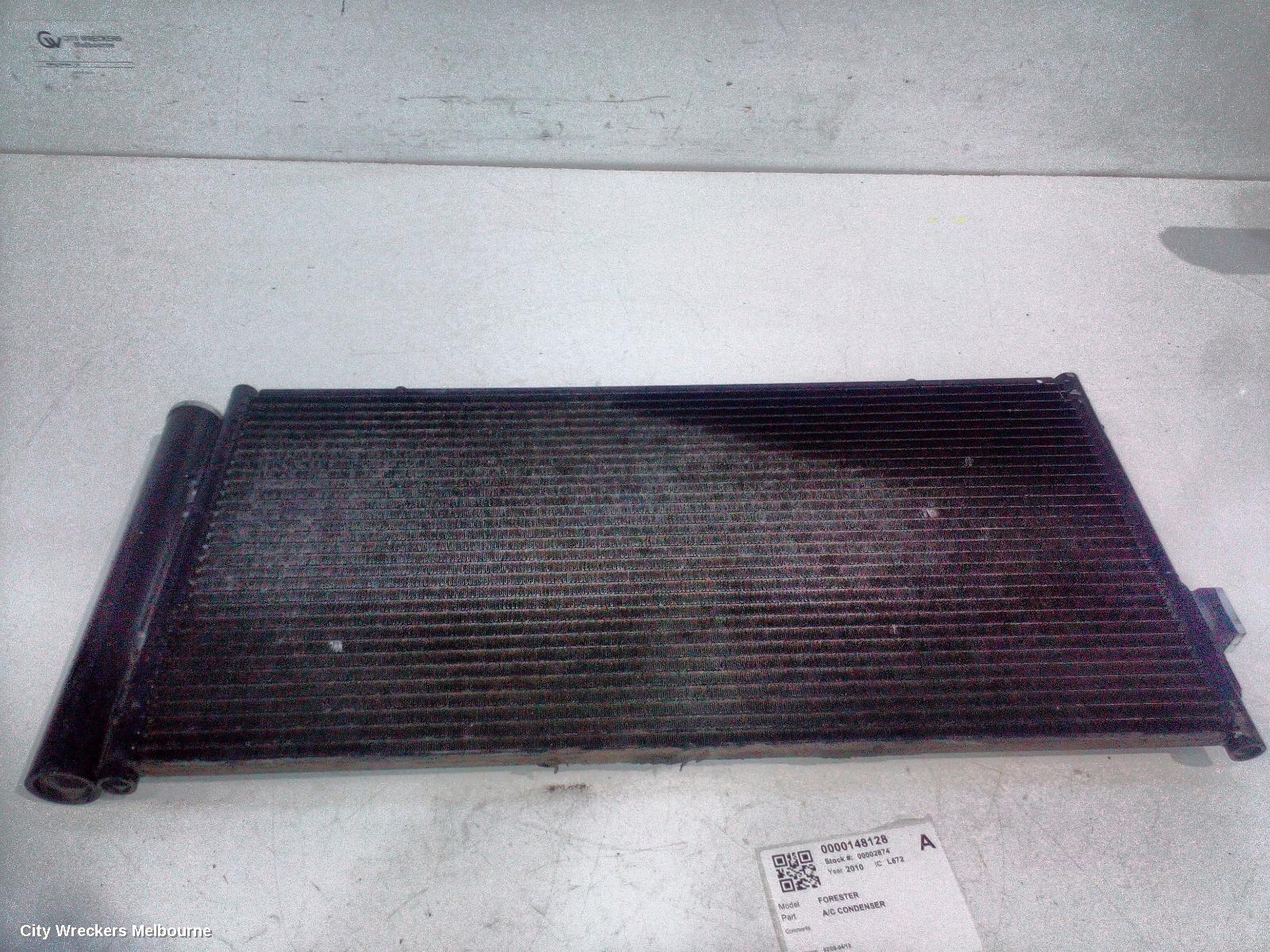 SUBARU FORESTER A/C CONDENSER, 02/2008 - 04/2010