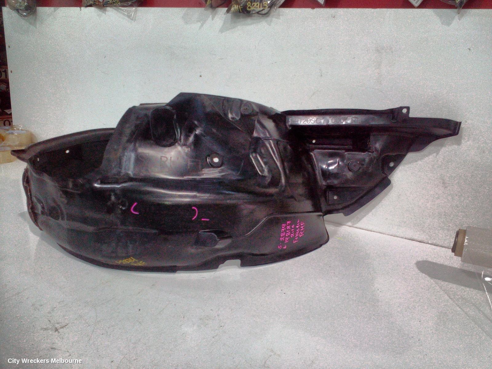 SUBARU FORESTER RIGHT GUARD LINER, 02/2008 - 12/2012