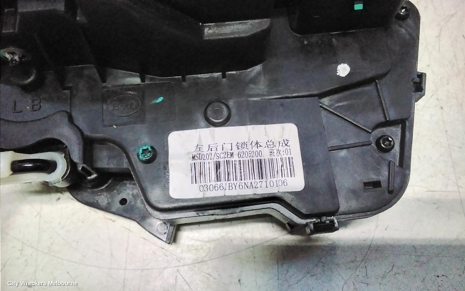 BYD ATTO 3 DOOR/BOOT/GATE LOCK, 2ND GEN, LEFT REAR DOOR LOCK, 03/2022 ONWARDS