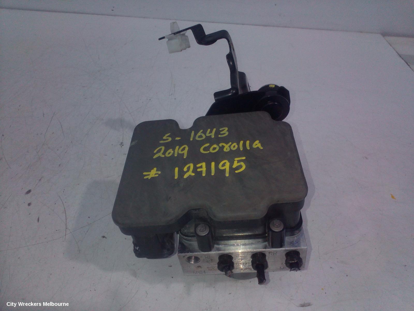 TOYOTA COROLLA ABS PUMP/MODULATOR, MZEA12R, NON HYBRID, P/N 4454012840, 07/2018 ONWARDS