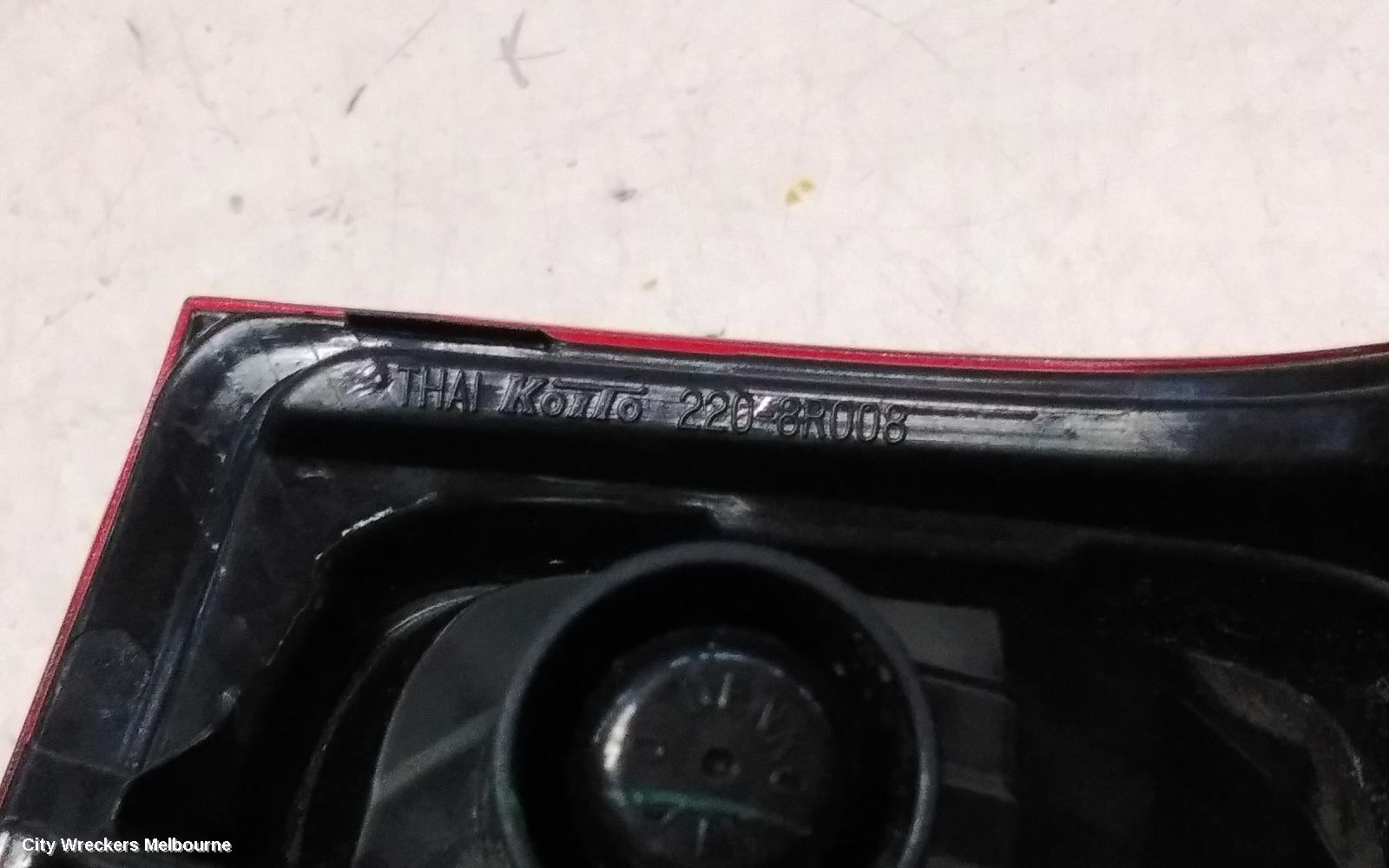 ISUZU DMAX LEFT TAILLIGHT, IN BODY, RG, UTE, HALOGEN TYPE, 07/2020 ONWARDS