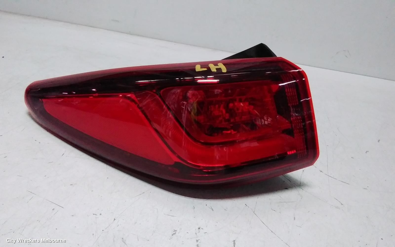 HYUNDAI KONA LEFT TAILLIGHT, OS, IN BODY, LED TYPE, 09/2017 - 10/2020