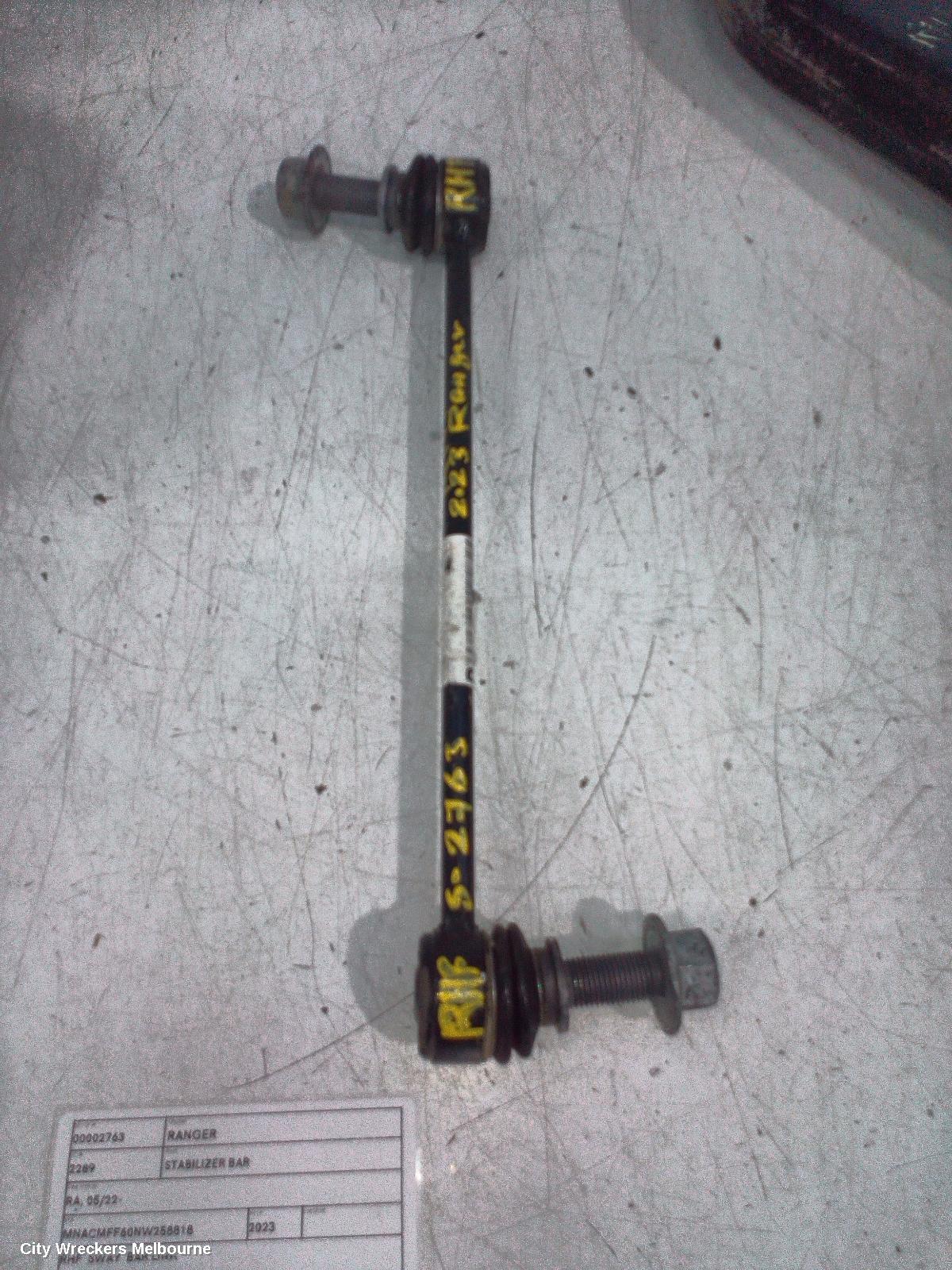 FORD RANGER STABILISER BAR, RA, FRONT STABILIZER LINK ROD (RH SIDE), 05/2022 ONWARDS