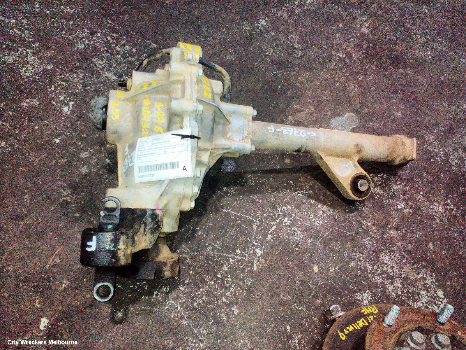 FORD RANGER DIFFERENTIAL CENTRE, FRONT, 2.0, DIESEL, 3.55 RATIO, PART TIME TYPE, RA, 05/2022 ONWARDS