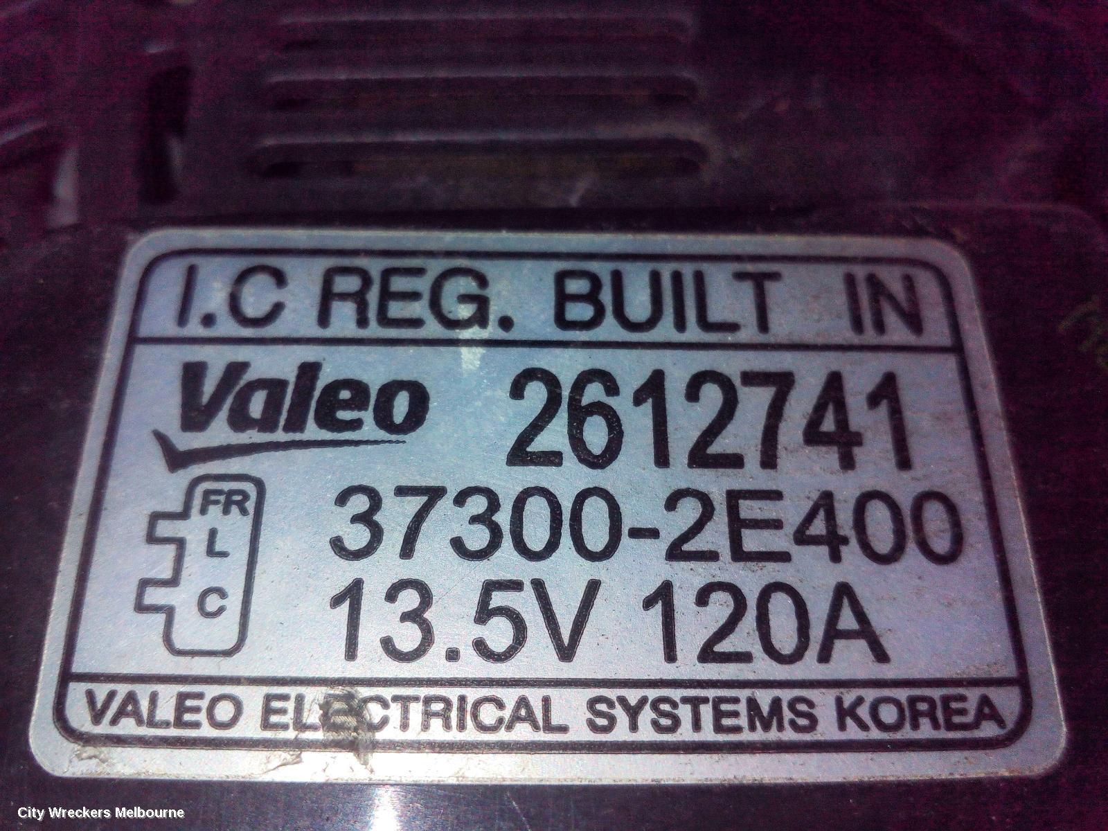 KIA SPORTAGE ALTERNATOR, PETROL, 2.0, G4NA, QL, 10/2015 - 08/2021
