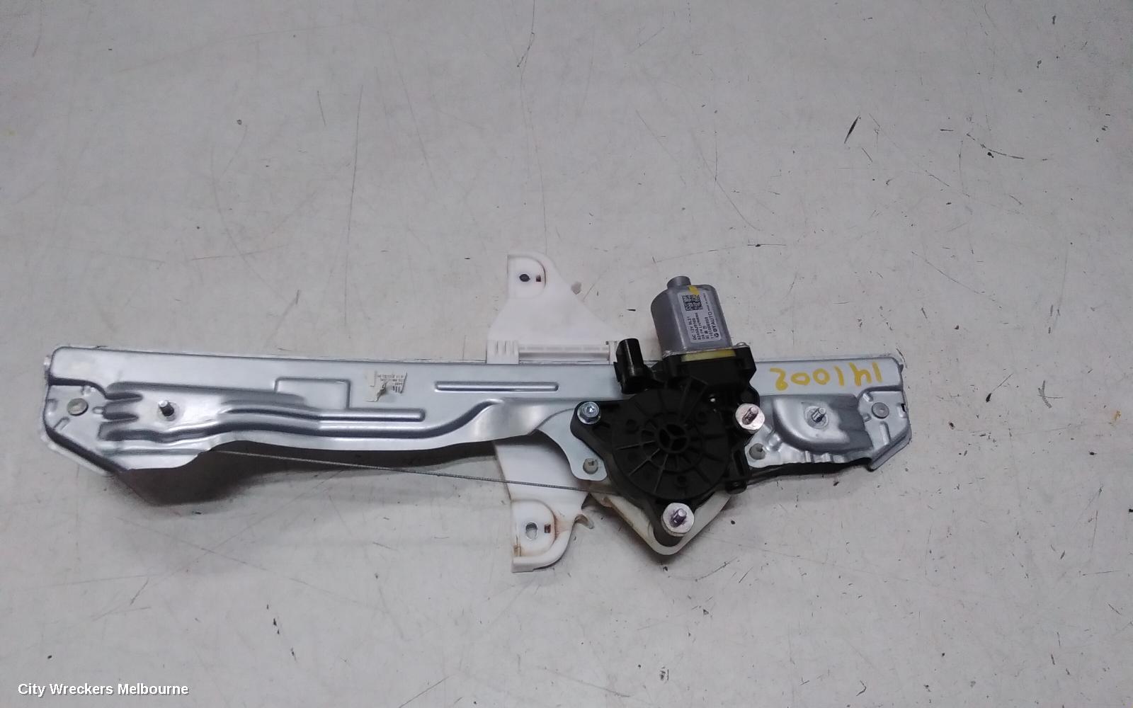 HYUNDAI KONA RIGHT REAR WND REG/MOTOR, OS, 09/2017 - 07/2023