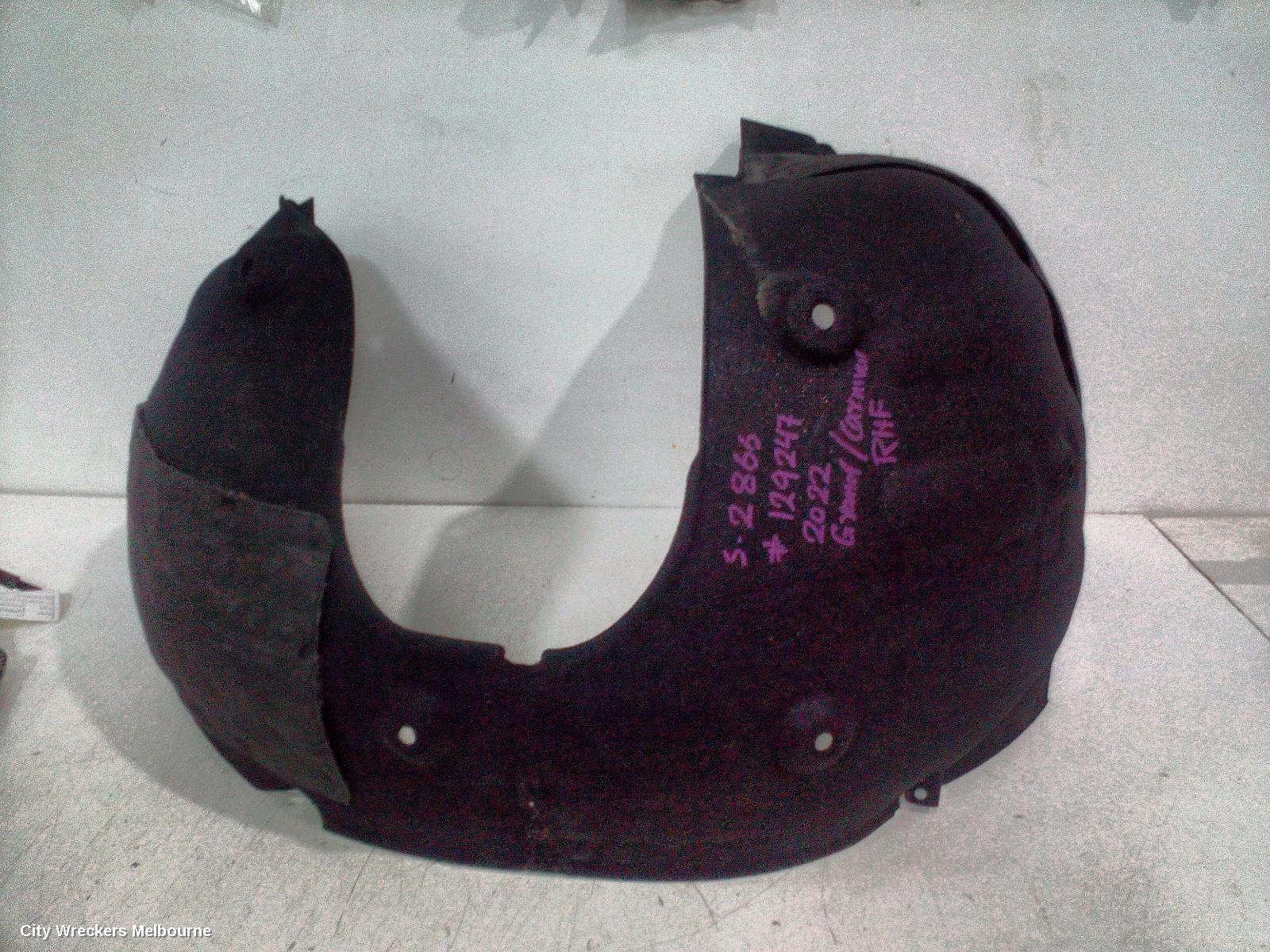 KIA CARNIVAL/GRAND CARNIVAL RIGHT GUARD LINER, FRONT, KA4, 10/2020 ONWARDS