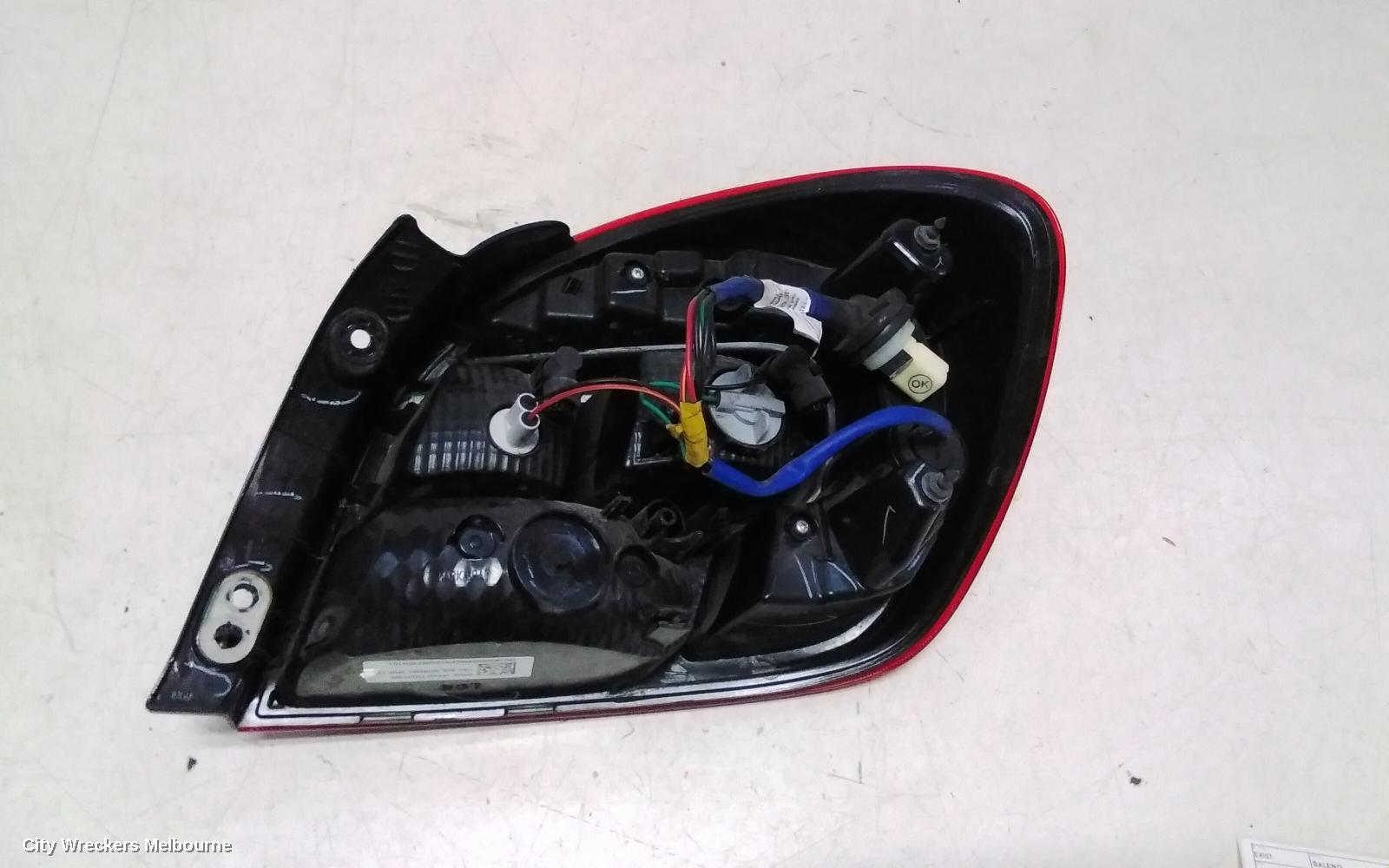 SUZUKI BALENO LEFT TAILLIGHT, EW, IN BODY, SINGLE CLEAR TYPE, 04/2016 - 12/2022