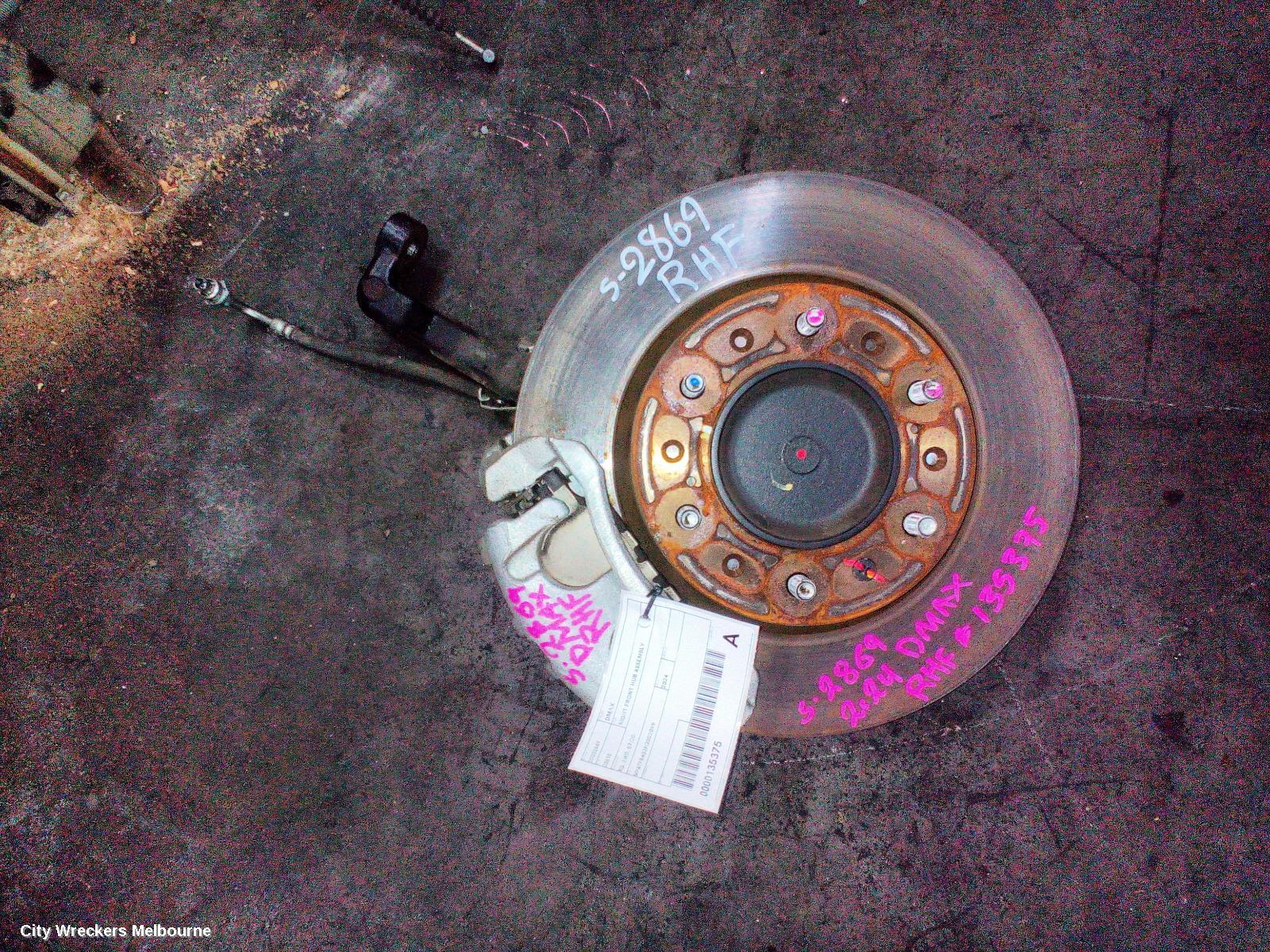 ISUZU DMAX RIGHT FRONT HUB ASSEMBLY, RG, 2WD, 07/2020 ONWARDS