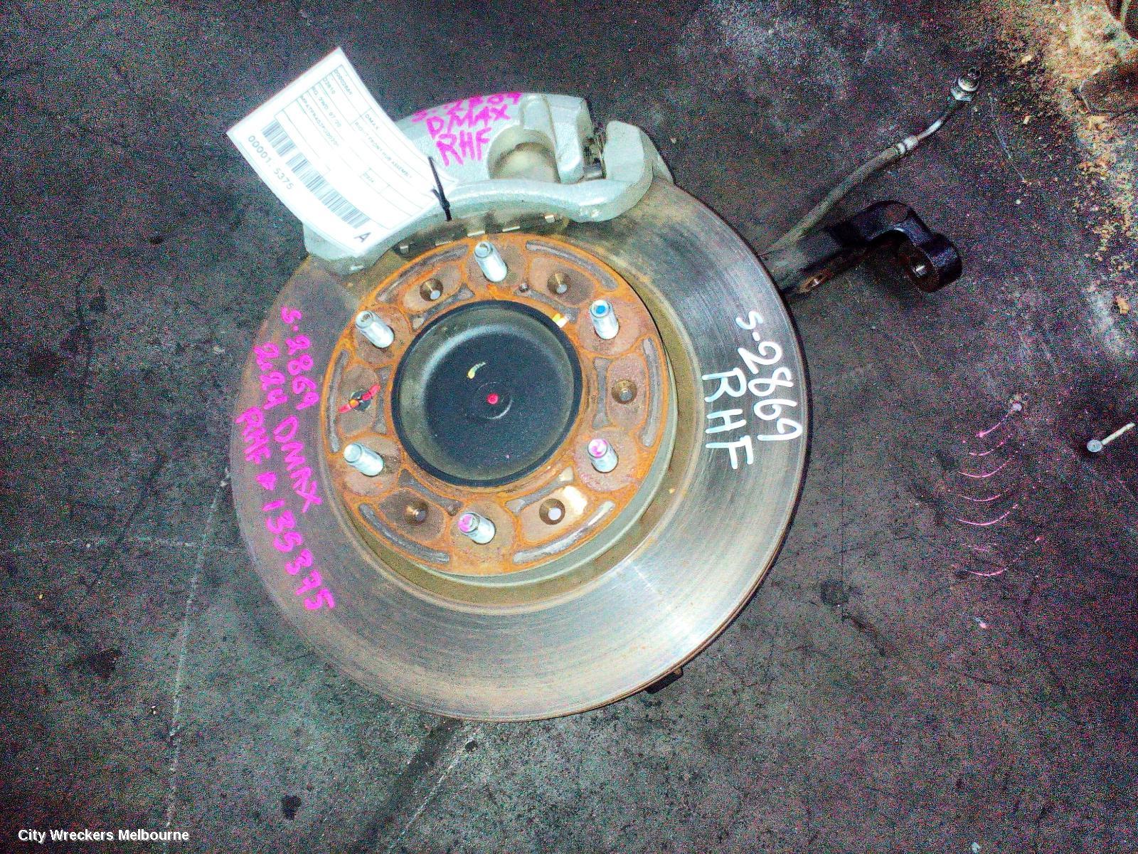 ISUZU DMAX RIGHT FRONT HUB ASSEMBLY, RG, 2WD, 07/2020 ONWARDS