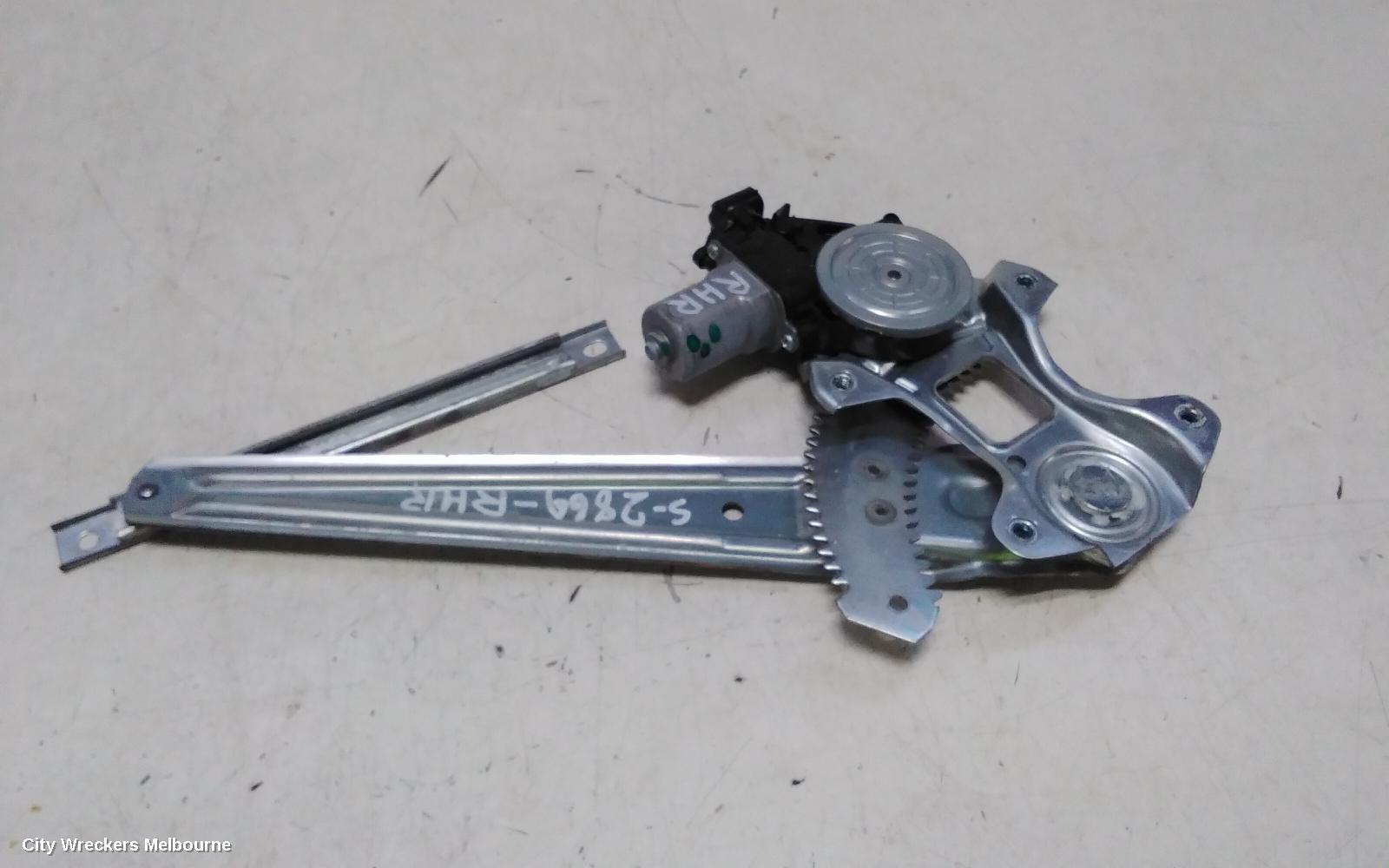 ISUZU DMAX RIGHT REAR WND REG/MOTOR, RG, DOOR REG ASSY (REG AND MOTOR), 07/2020 ONWARDS