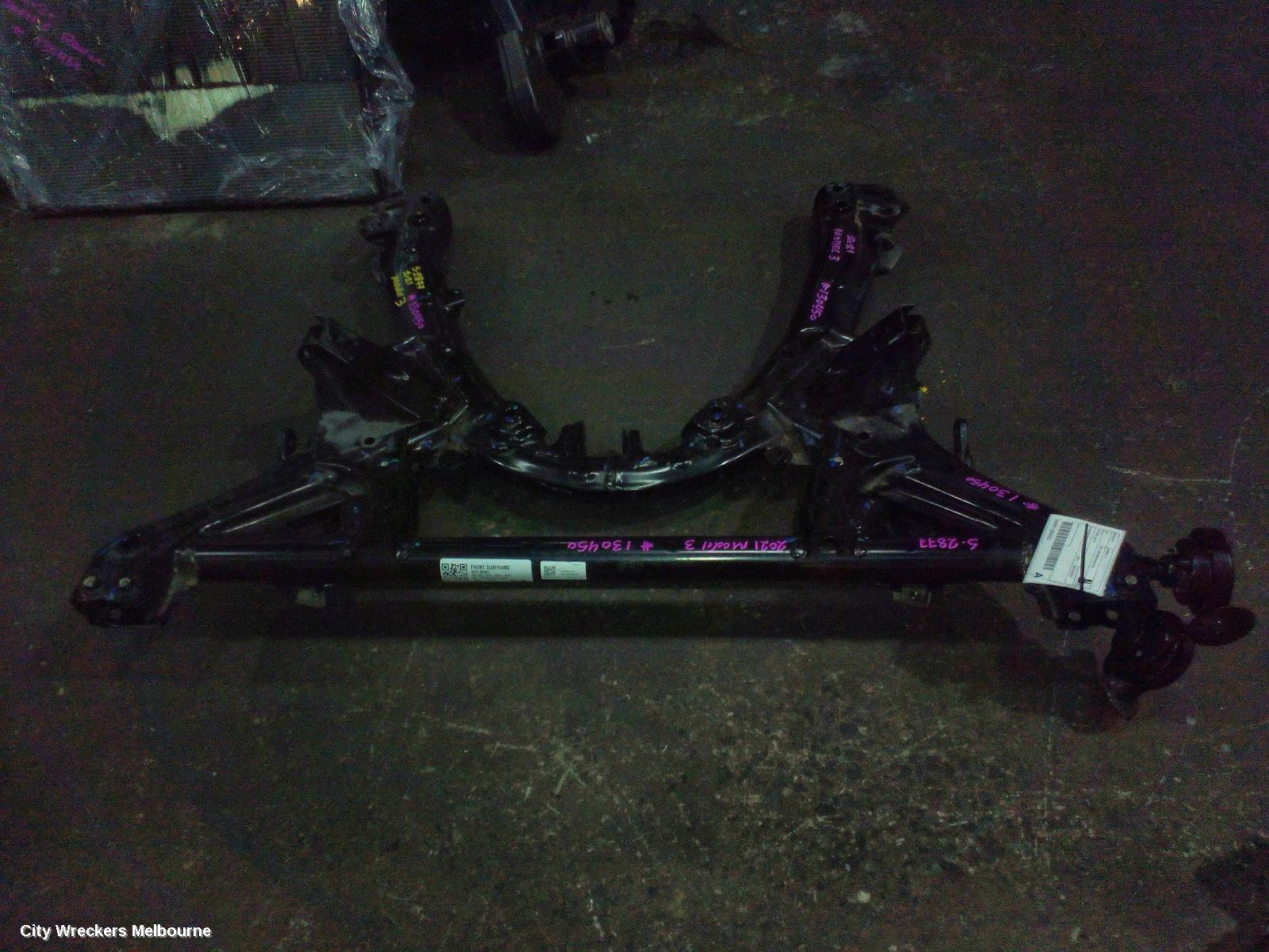 TESLA MODEL 3 FRT XMEMBER/CRADLE, 1ST GEN, 06/2019 ONWARDS
