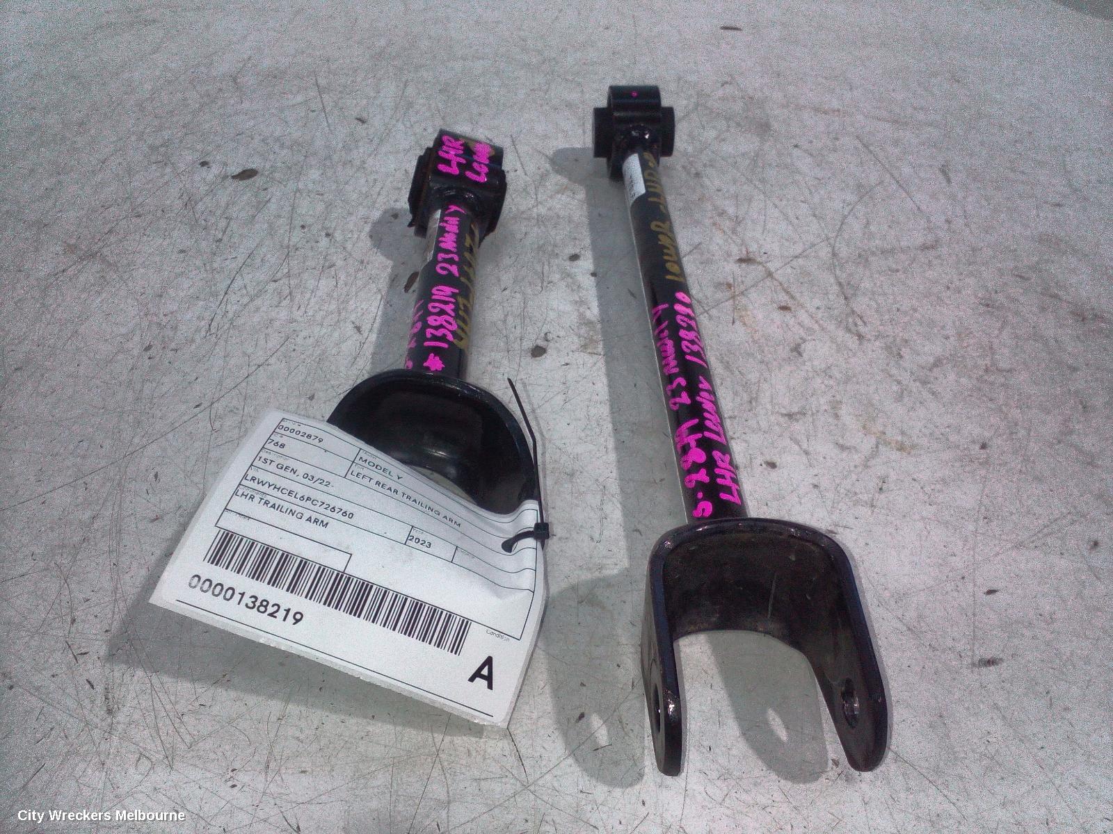 TESLA MODEL Y LEFT REAR TRAILING ARM, 1ST GEN, TRAILING ARM, 03/2022 - 02/2025