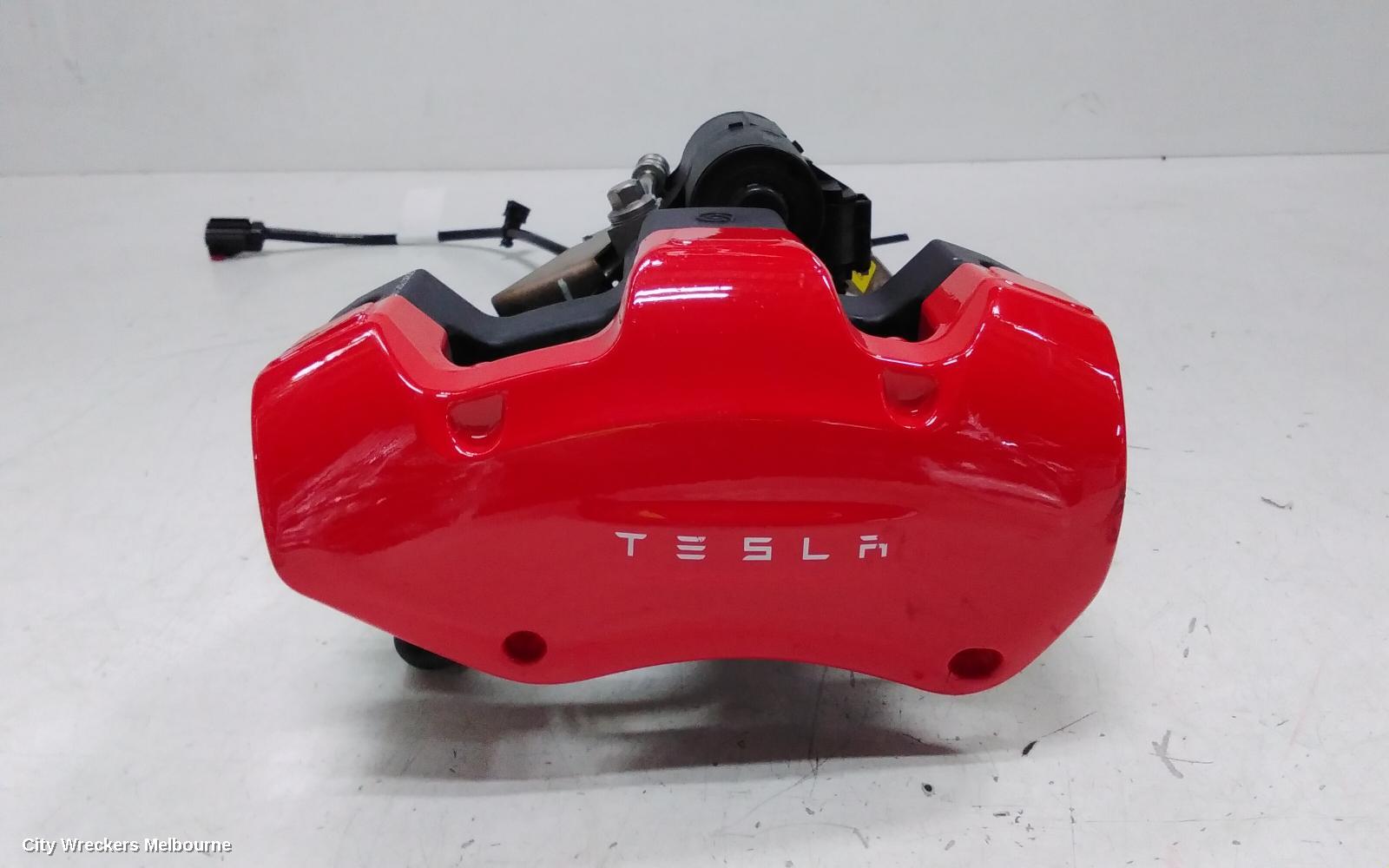 TESLA MODEL Y CALIPER, 1ST GEN, RH REAR, PERFORMANCE TYPE, RED, 03/2022 ONWARDS