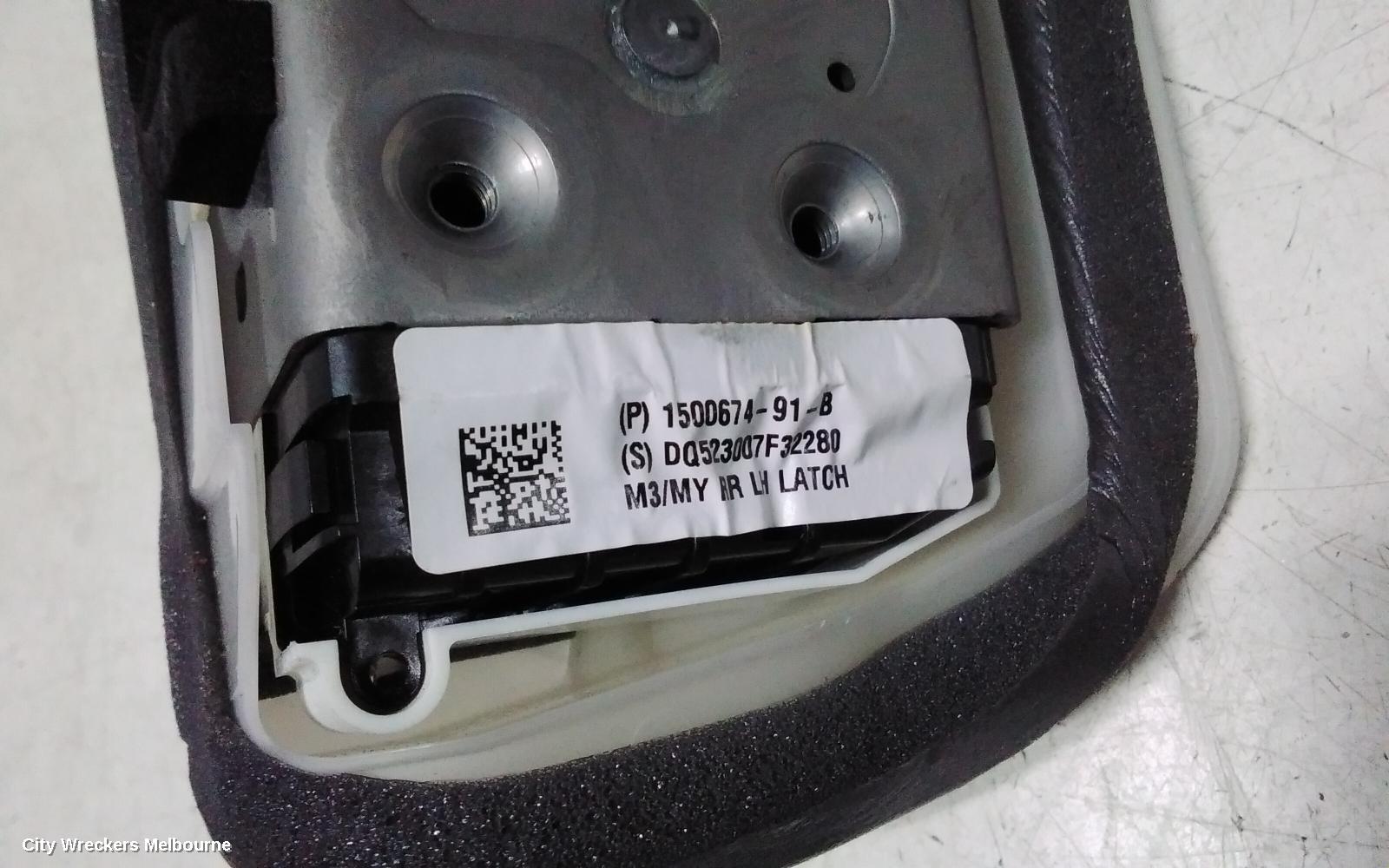 TESLA MODEL Y DOOR/BOOT/GATE LOCK, 1ST GEN, LEFT REAR DOOR LOCK, 03/2022 ONWARDS