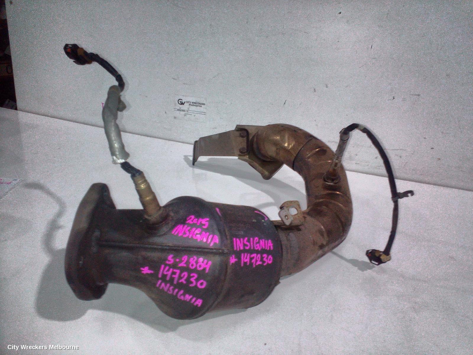 HOLDEN INSIGNIA CATALYTIC CONVERTER, GA, 02/2015 - 01/2017