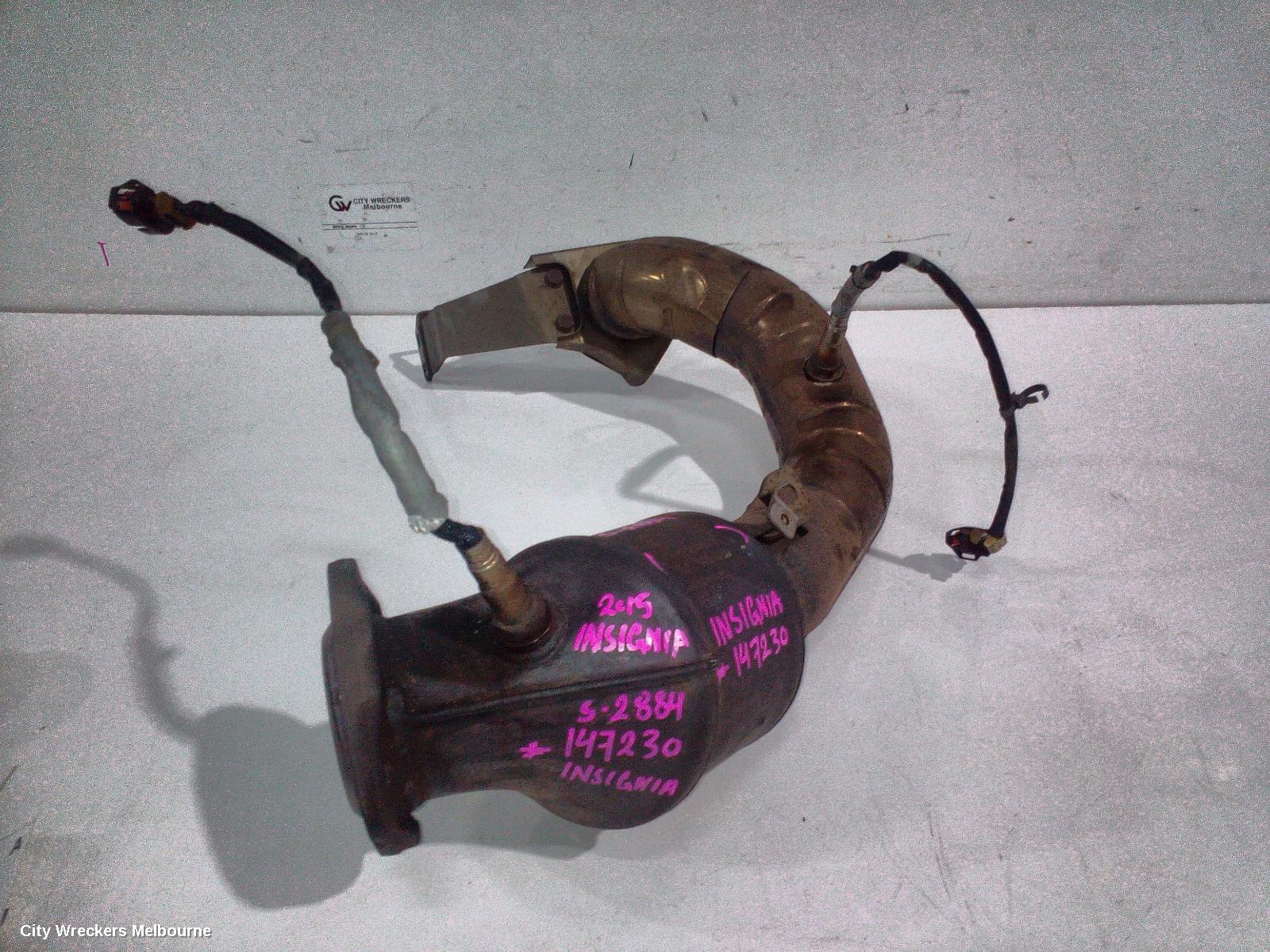 HOLDEN INSIGNIA CATALYTIC CONVERTER, GA, 02/2015 - 01/2017