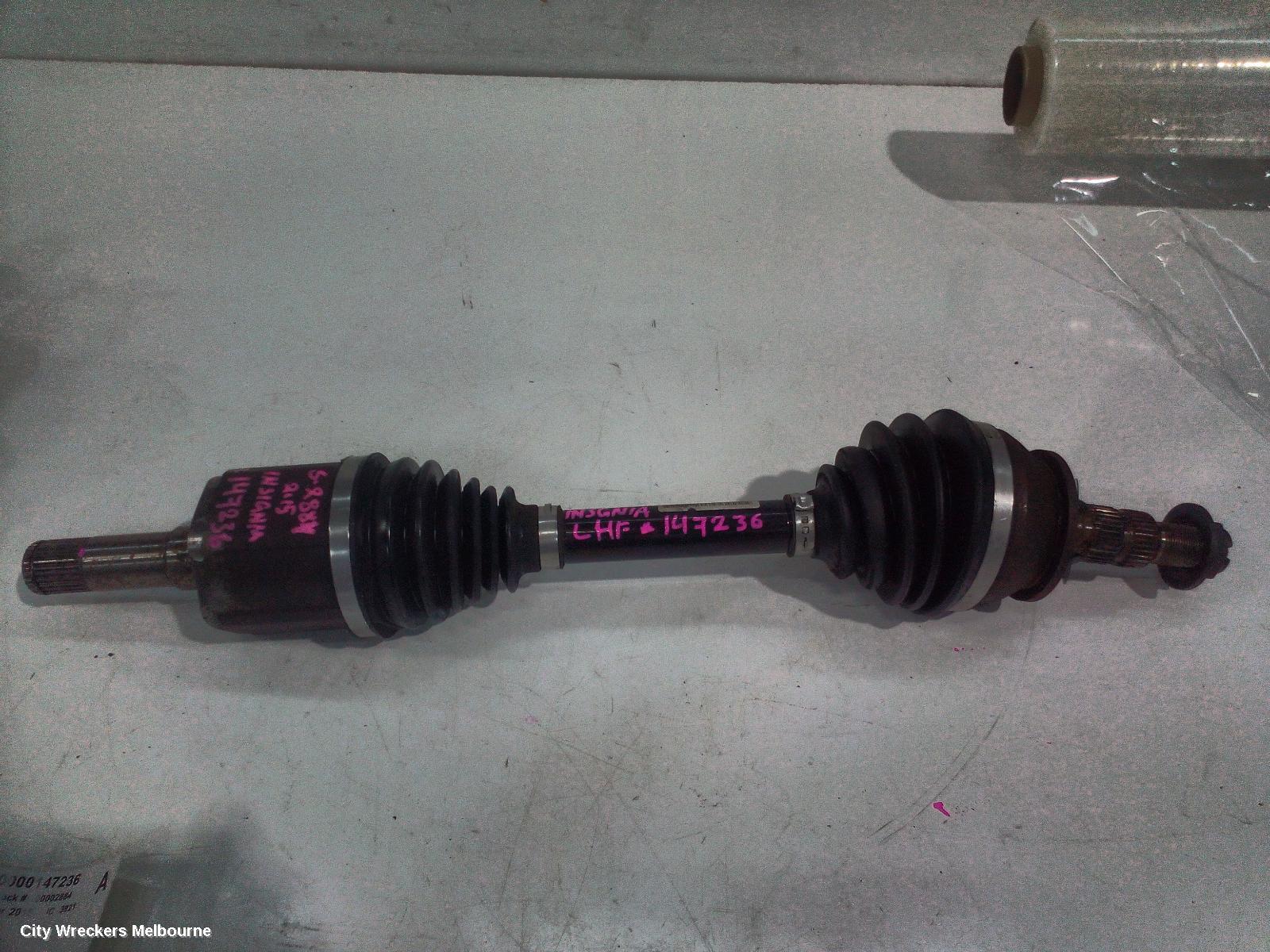 HOLDEN INSIGNIA LEFT DRIVESHAFT, GA, 02/2015 - 01/2017