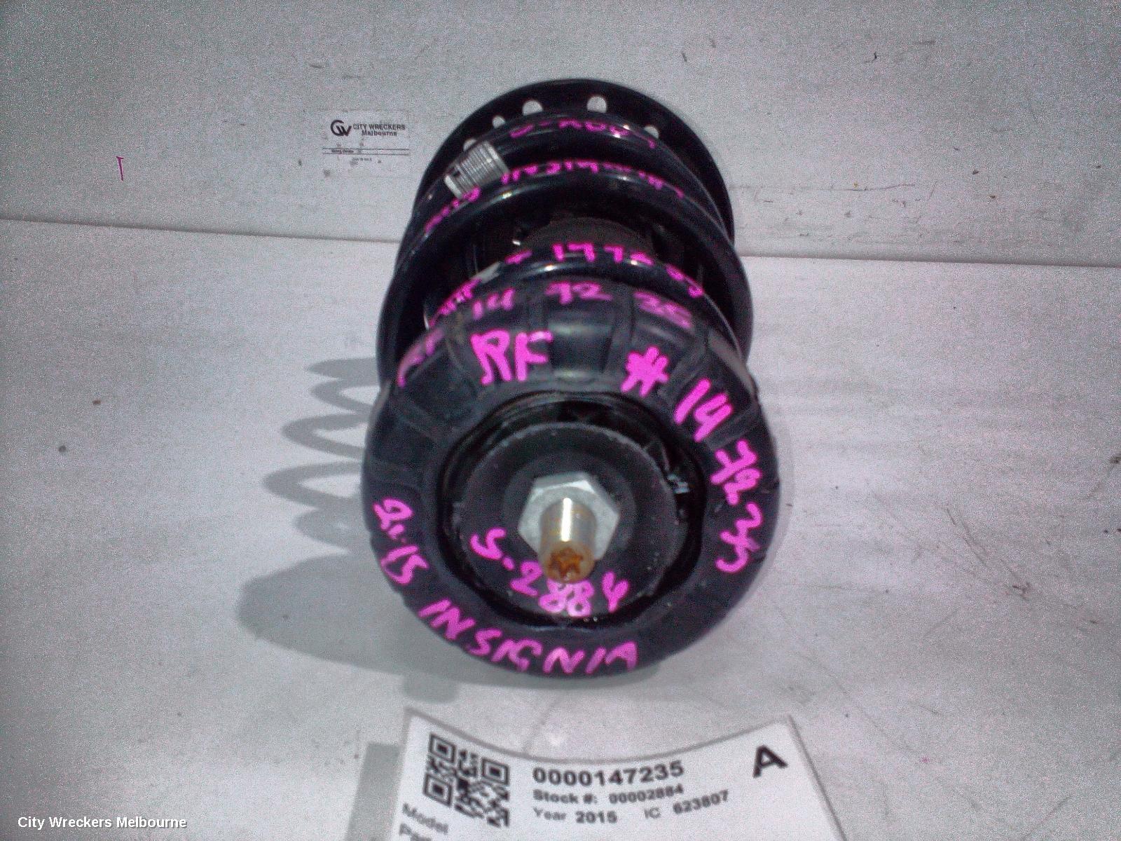 HOLDEN INSIGNIA RIGHT FRONT STRUT, GA, 02/2015 - 01/2017