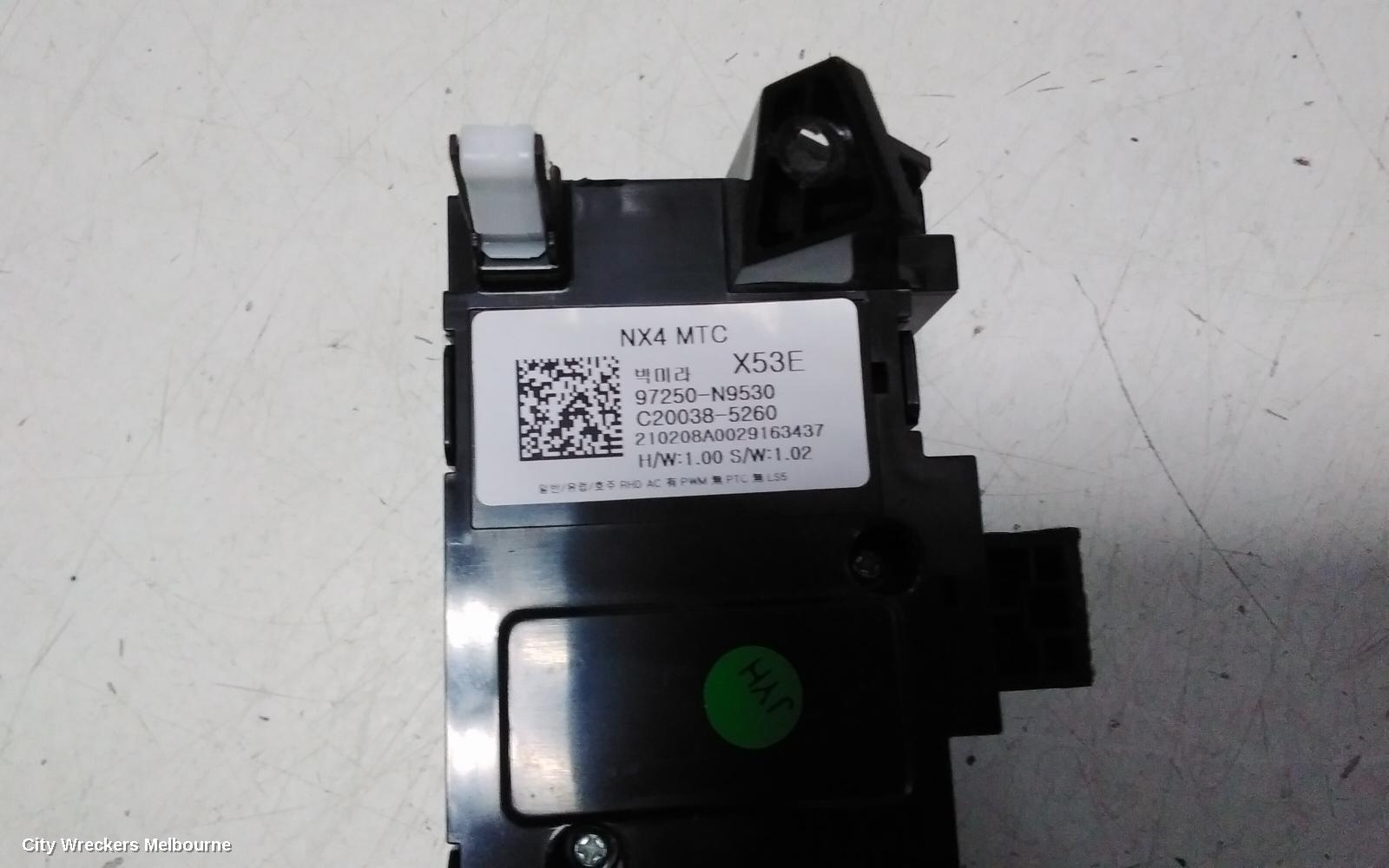 HYUNDAI TUCSON HEATER/AC CONTROLS, NON SAT NAV TYPE, NX4, 02/2021 ONWARDS