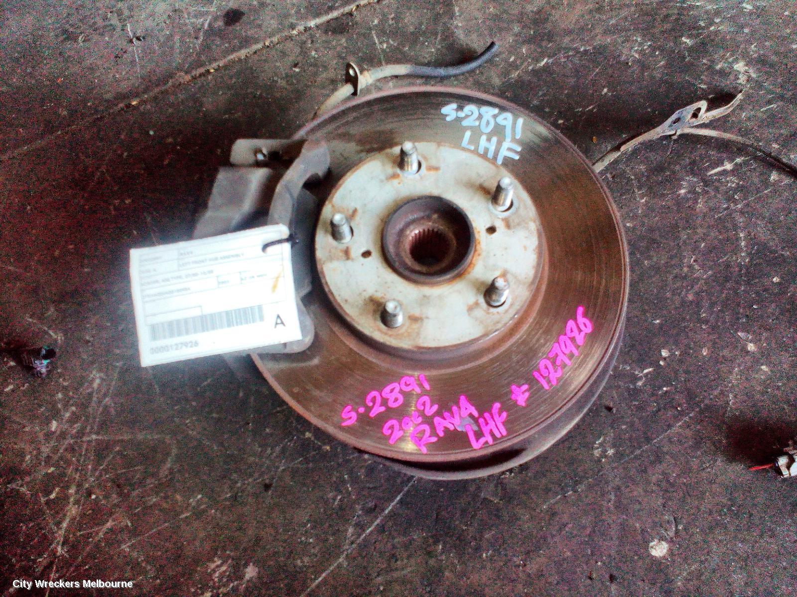 TOYOTA RAV4 LEFT FRONT HUB ASSEMBLY, ACA2#R, ABS TYPE, 07/2000 - 10/2005