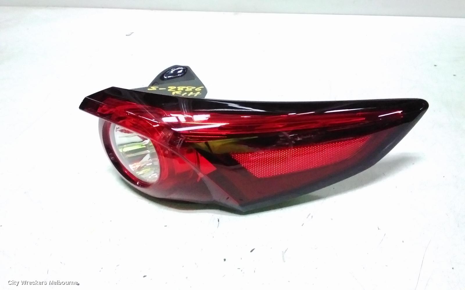 MAZDA CX9 RIGHT TAILLIGHT, TC, IN BODY, LED TYPE, 07/2016 - 12/2024