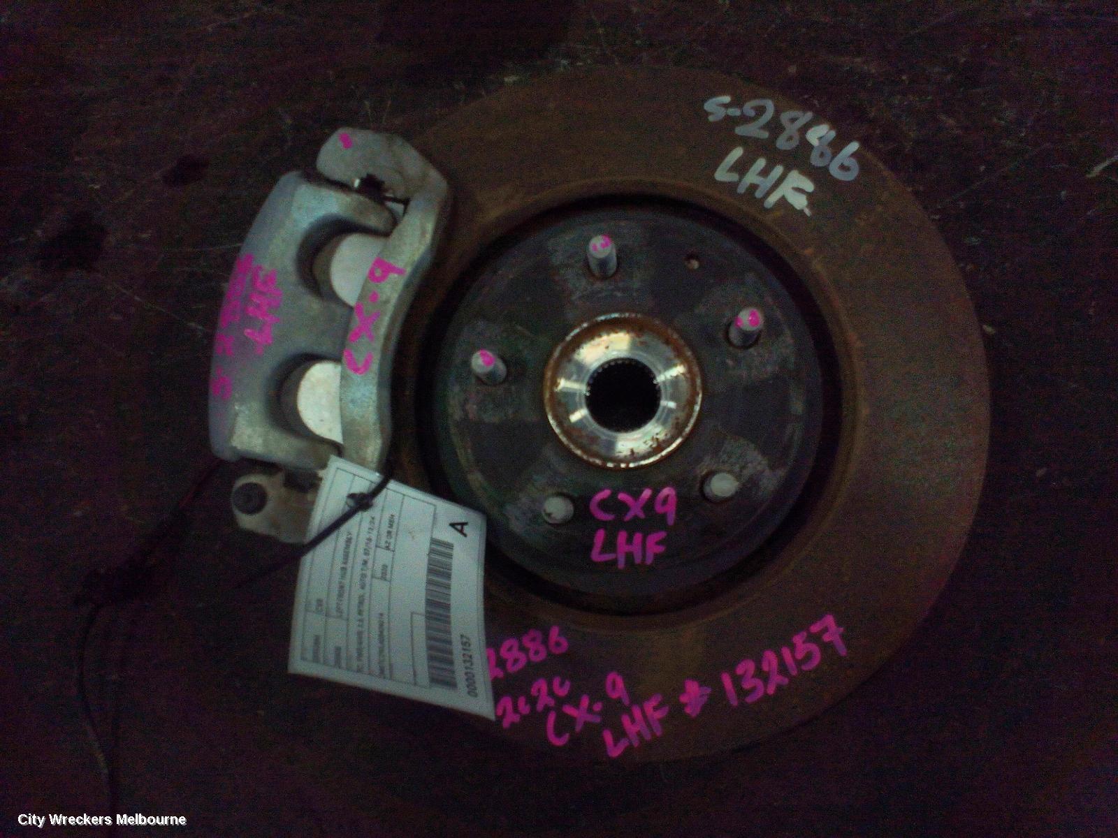 MAZDA CX9 LEFT FRONT HUB ASSEMBLY, TC, FWD/AWD, 2.5, PETROL, AUTO T/M, 07/2016 - 12/2024