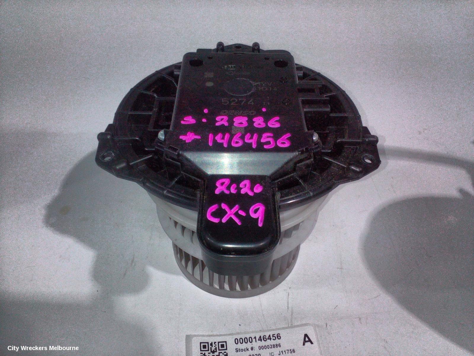 MAZDA CX9 HEATER FAN MOTOR, FRONT, TC, 07/2016 - 12/2024