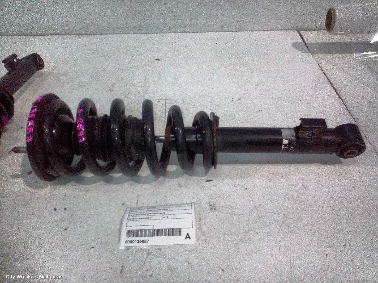 MITSUBISHI TRITON RIGHT FRONT STRUT, MN, 2WD, SINGLE CAB, 01/2014 - 04/2015