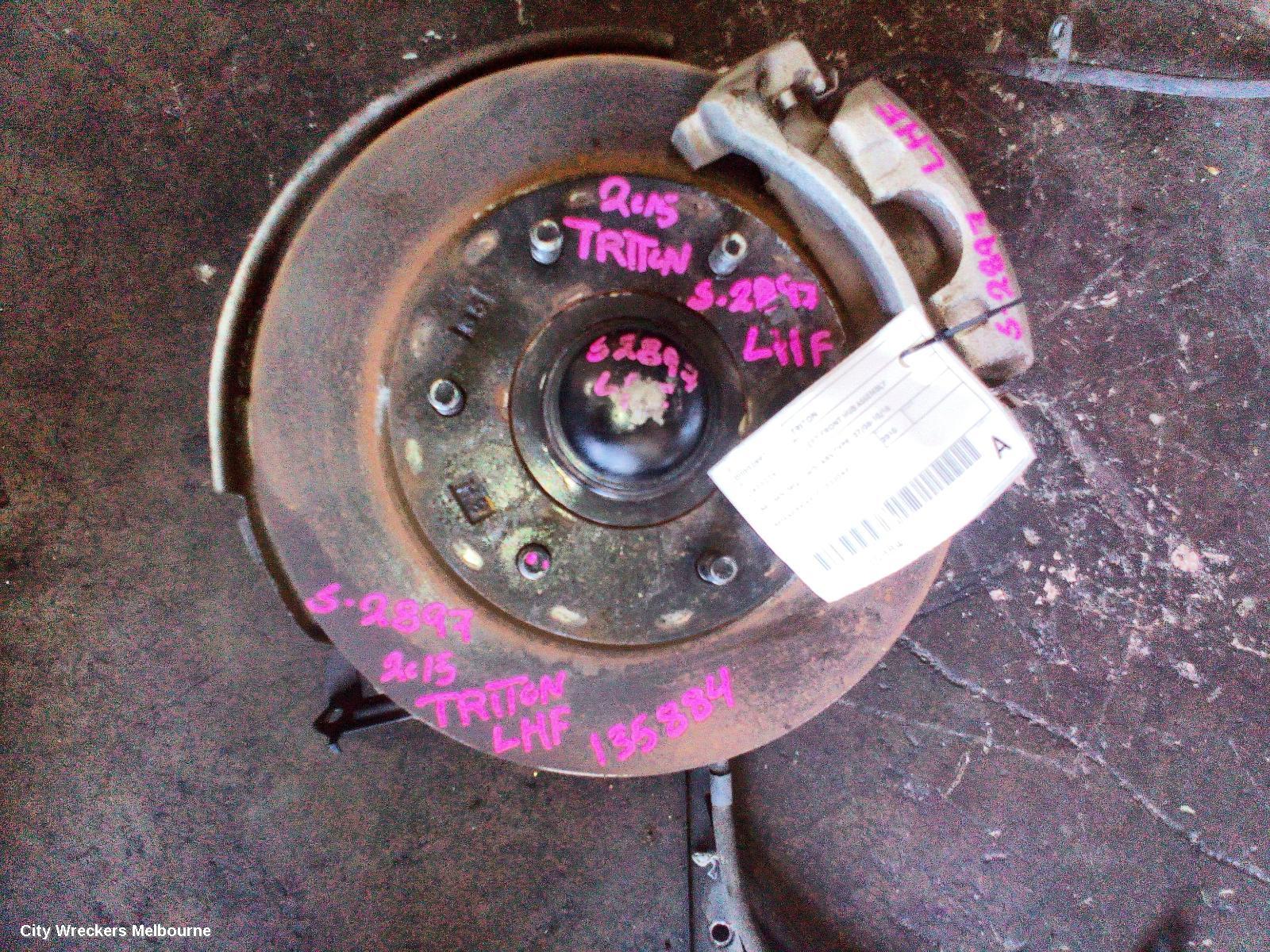 MITSUBISHI TRITON LEFT FRONT HUB ASSEMBLY, ML-MN-MQ, 2WD, ABS TYPE, 07/2006 - 10/2018