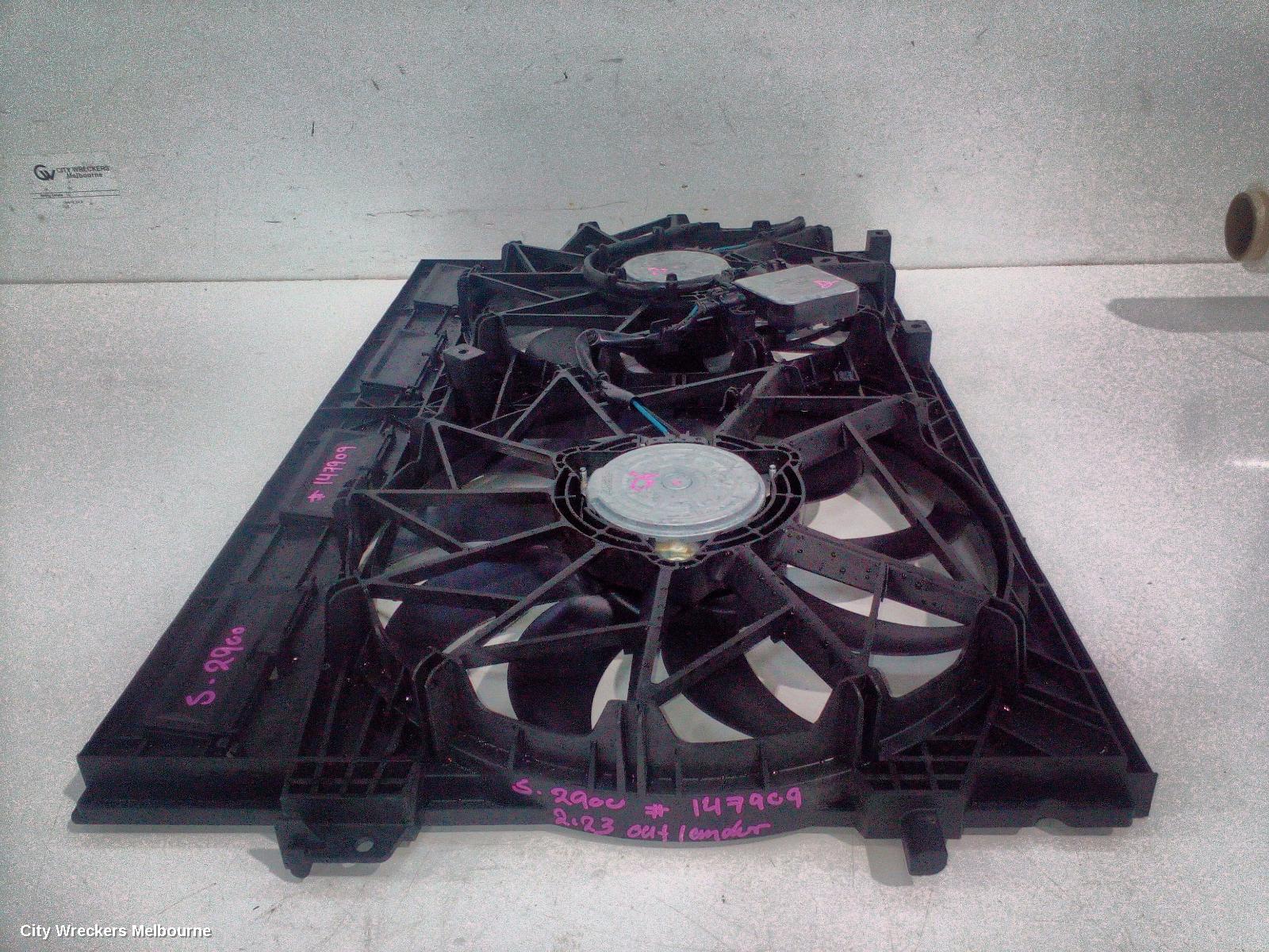 MITSUBISHI OUTLANDER FAN, DUAL FAN ASSY, 2.5, PETROL, PR25, ZM, 08/2021 ONWARDS