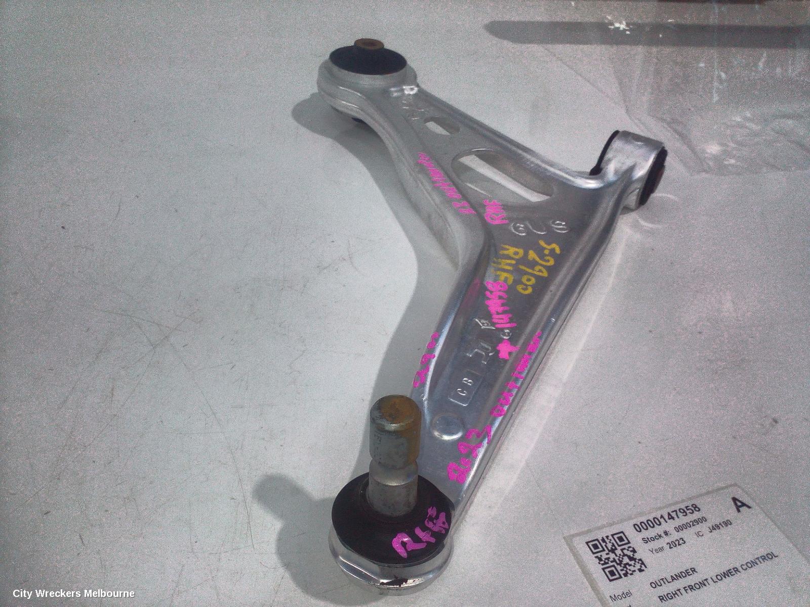 MITSUBISHI OUTLANDER RIGHT FRONT LOWER CONTROL ARM, ZM, 08/2021 ONWARDS