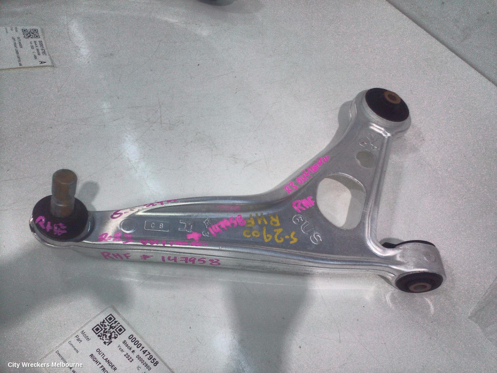 MITSUBISHI OUTLANDER RIGHT FRONT LOWER CONTROL ARM, ZM, 08/2021 ONWARDS
